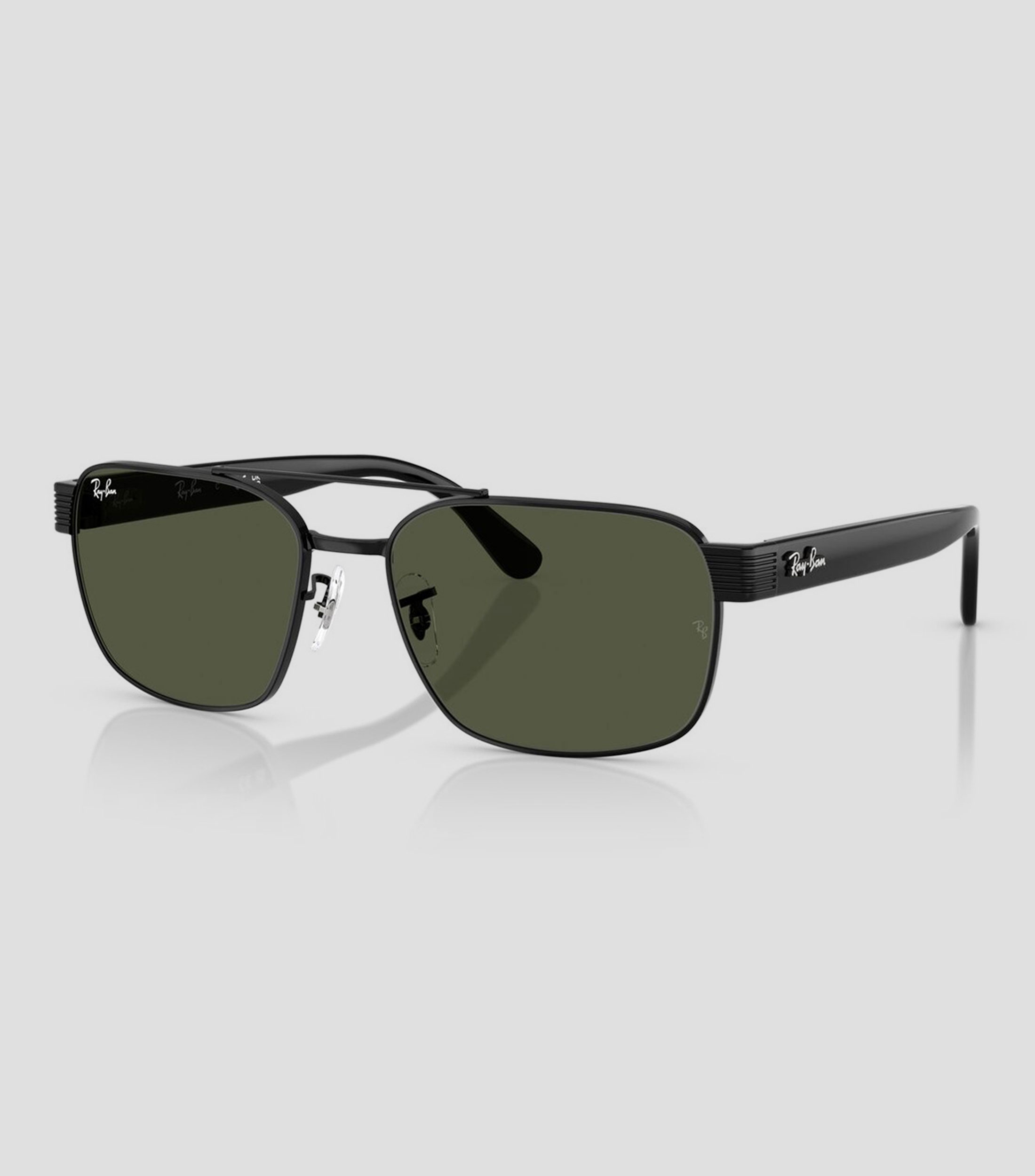 Lentes de sol cuadrados Chromance negros Unisex