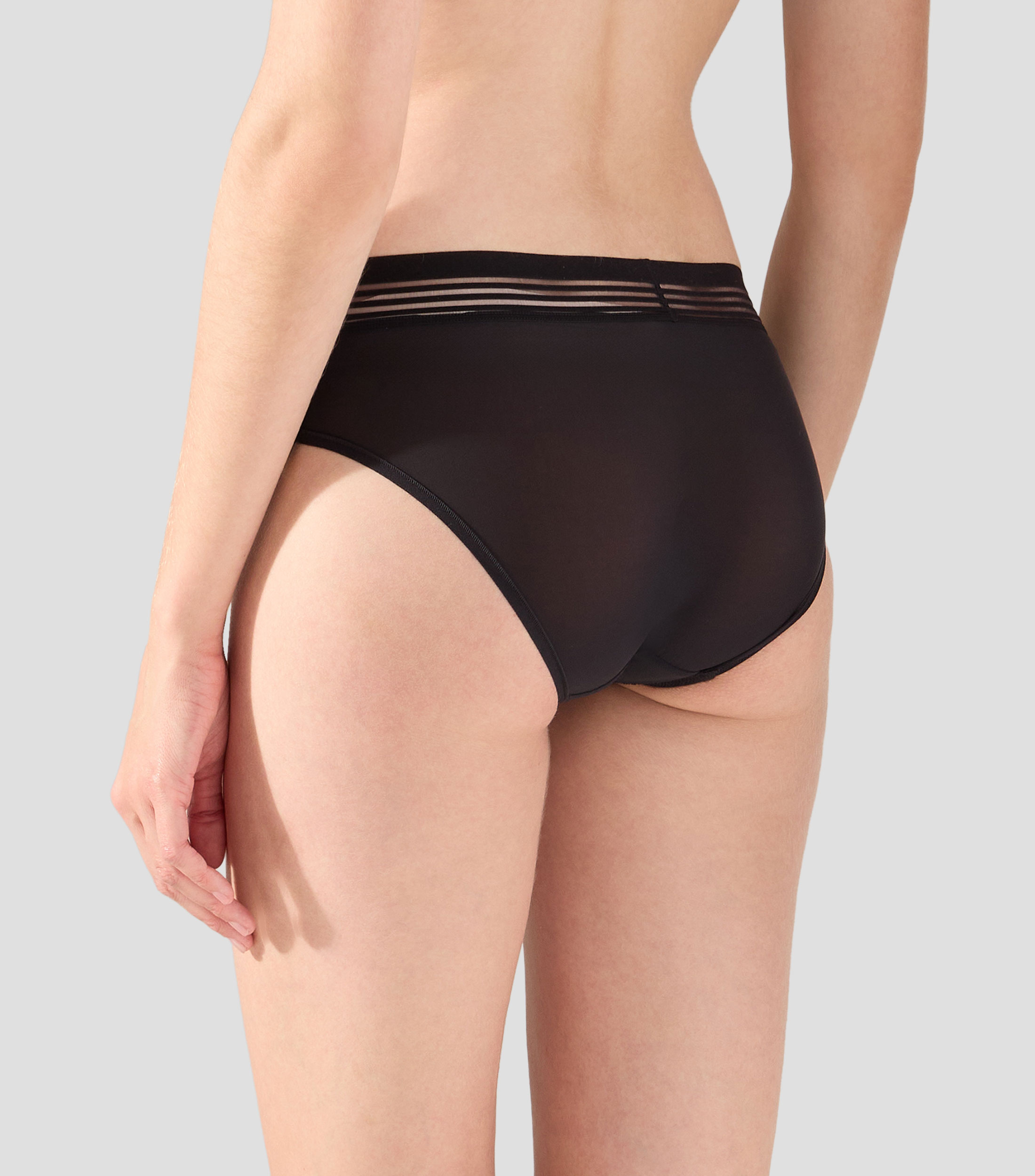 Bikini tipo hípster liso Mujer