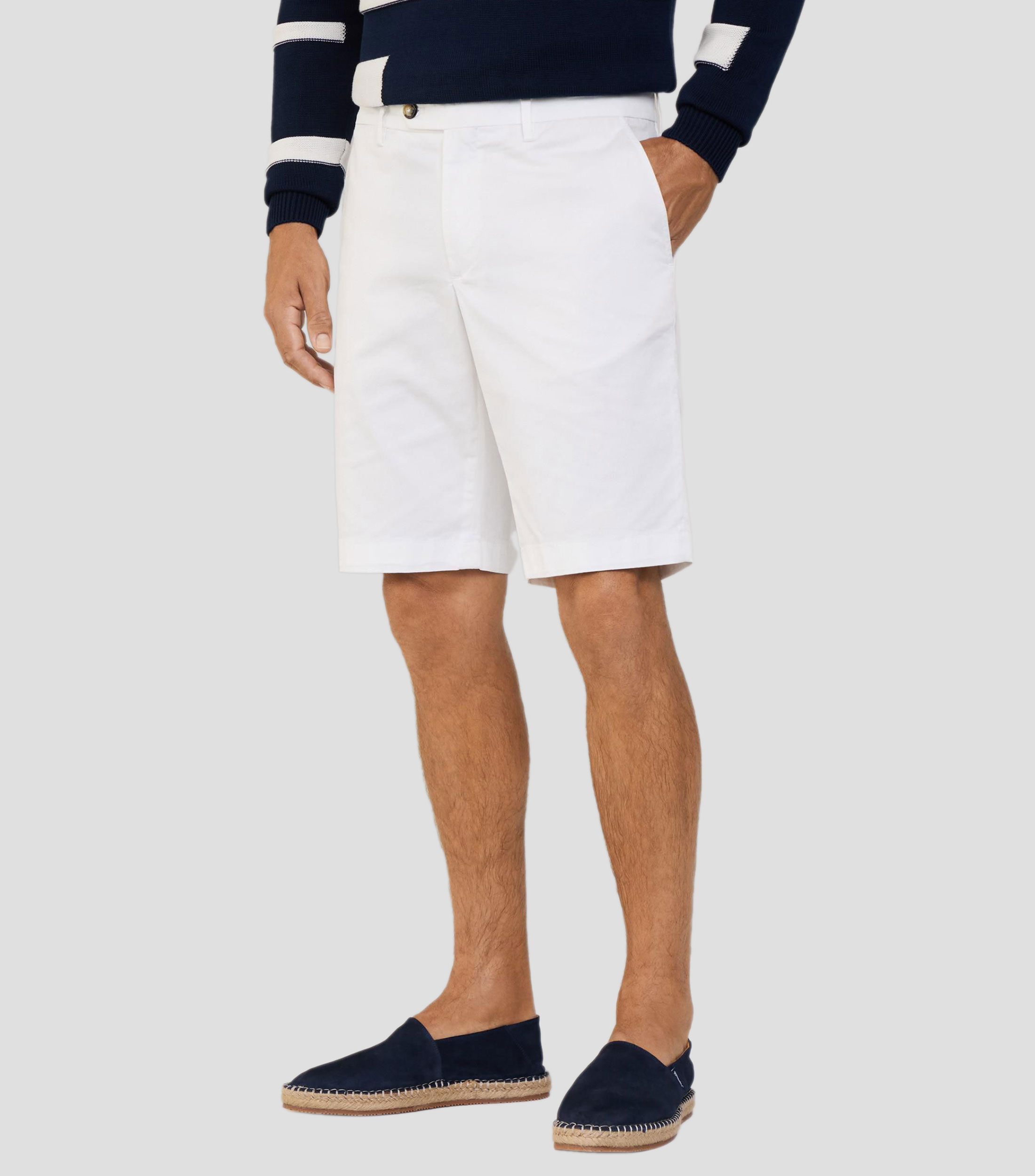Bermuda chino lisa Hombre