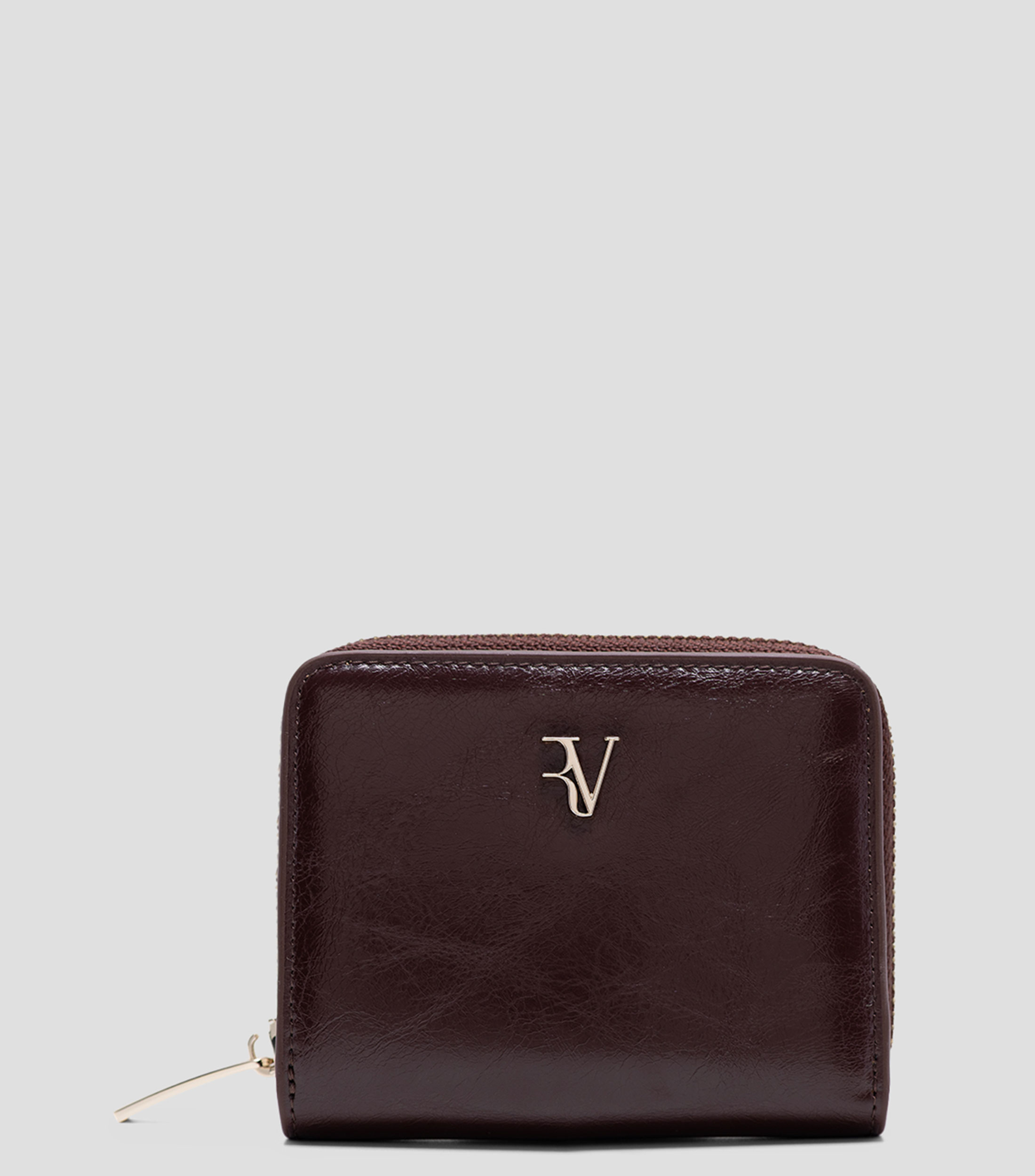 Cartera en piel lisa Mujer