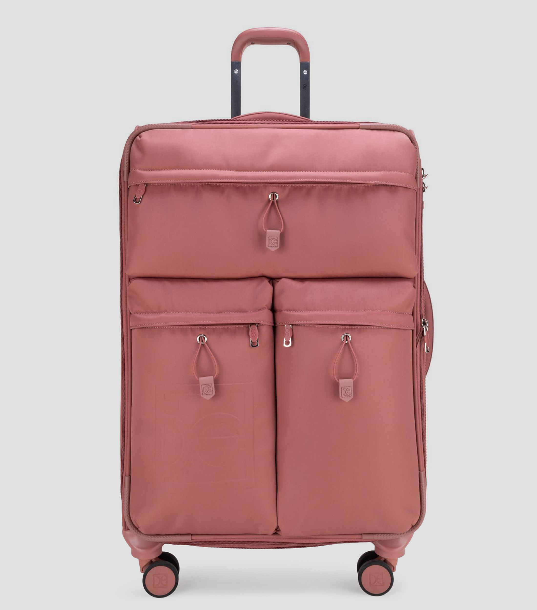 Maleta De Viaje Textil 20 Kg Rosa