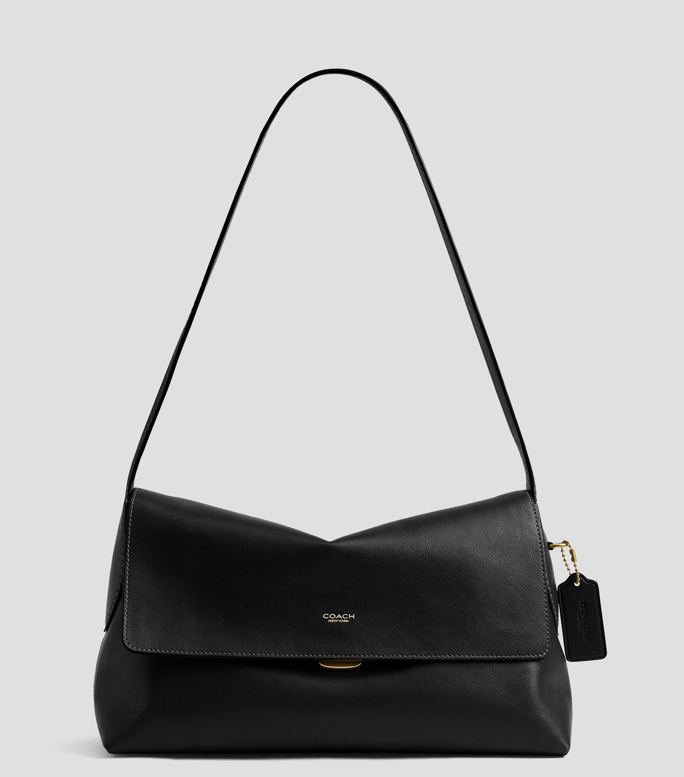 Bolsa shoulder en piel lisa Mujer