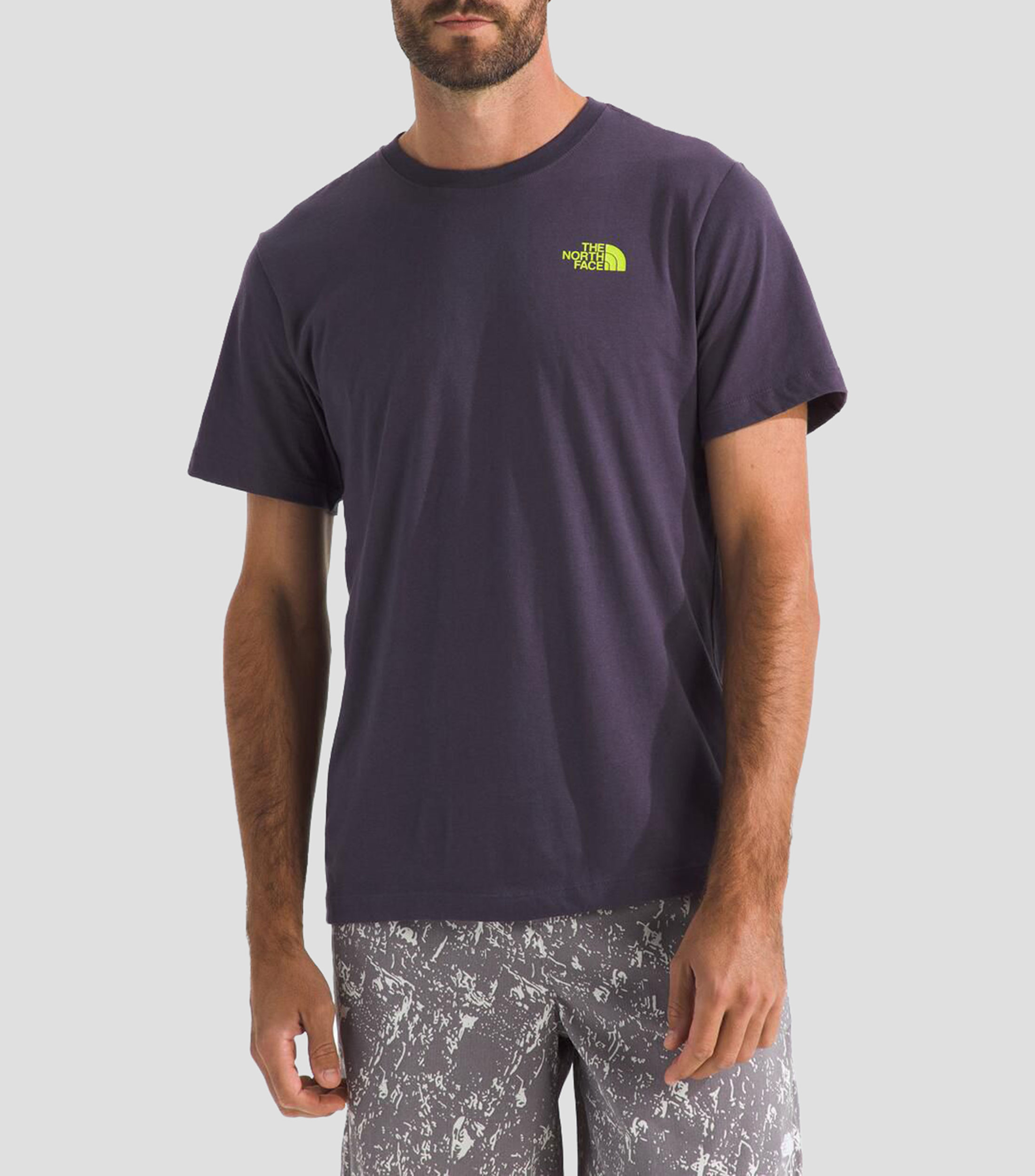Playera cuello redondo manga corta estampada Mountain Scape Hombre