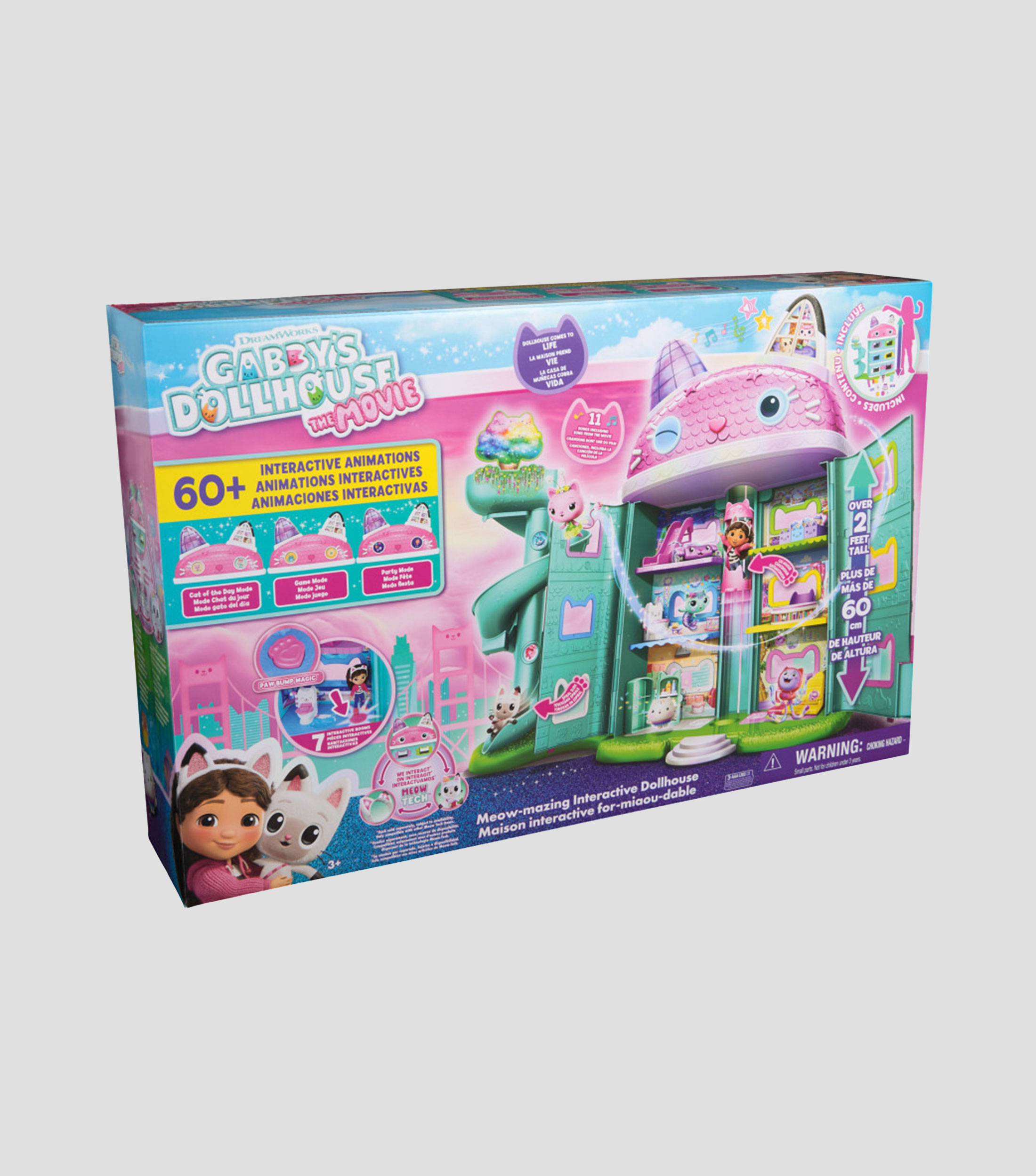Playset Casa de muñecas interactiva gatástica Gabby's Dollhouse