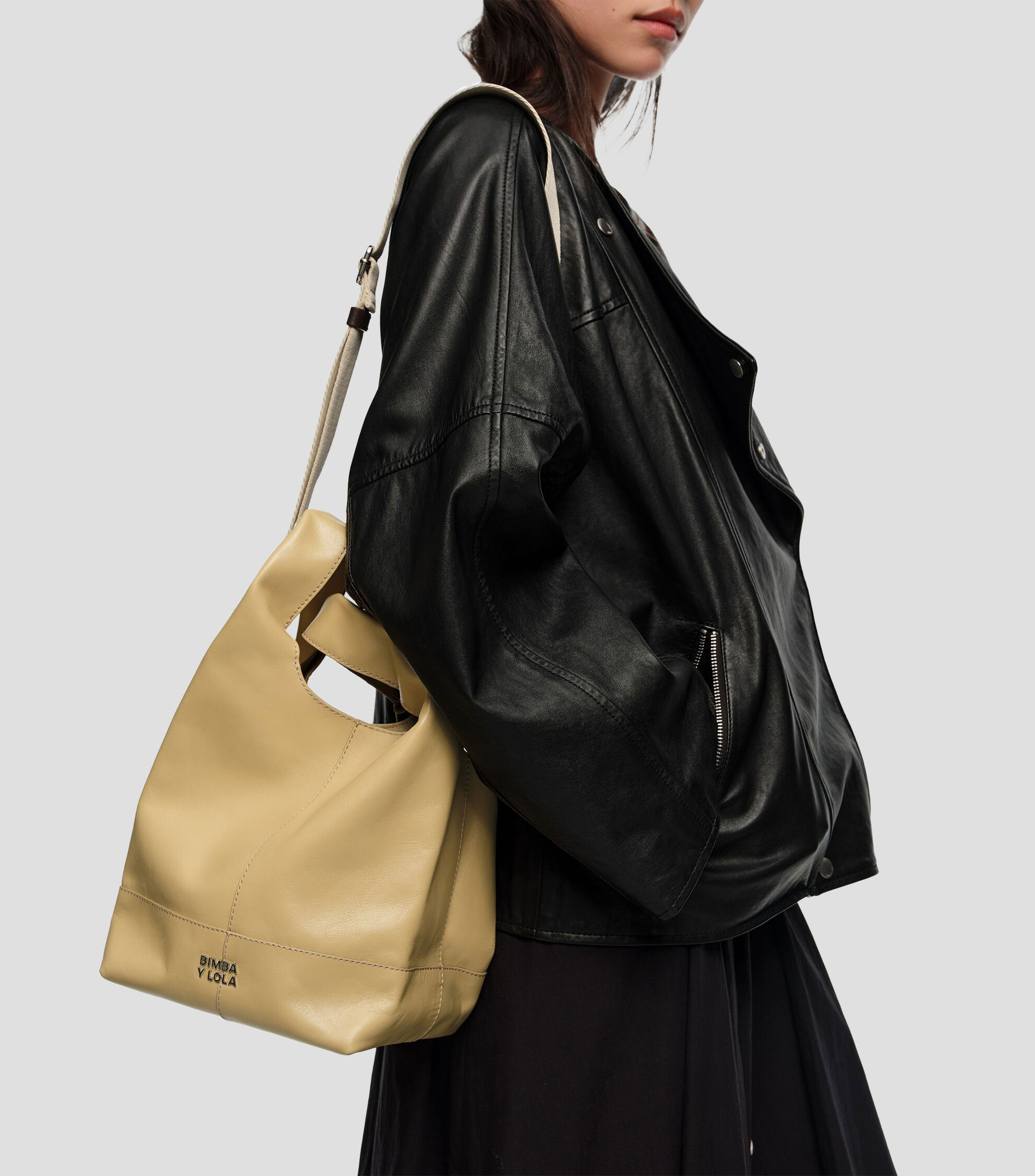 Bolso Paper mediano piel Mujer