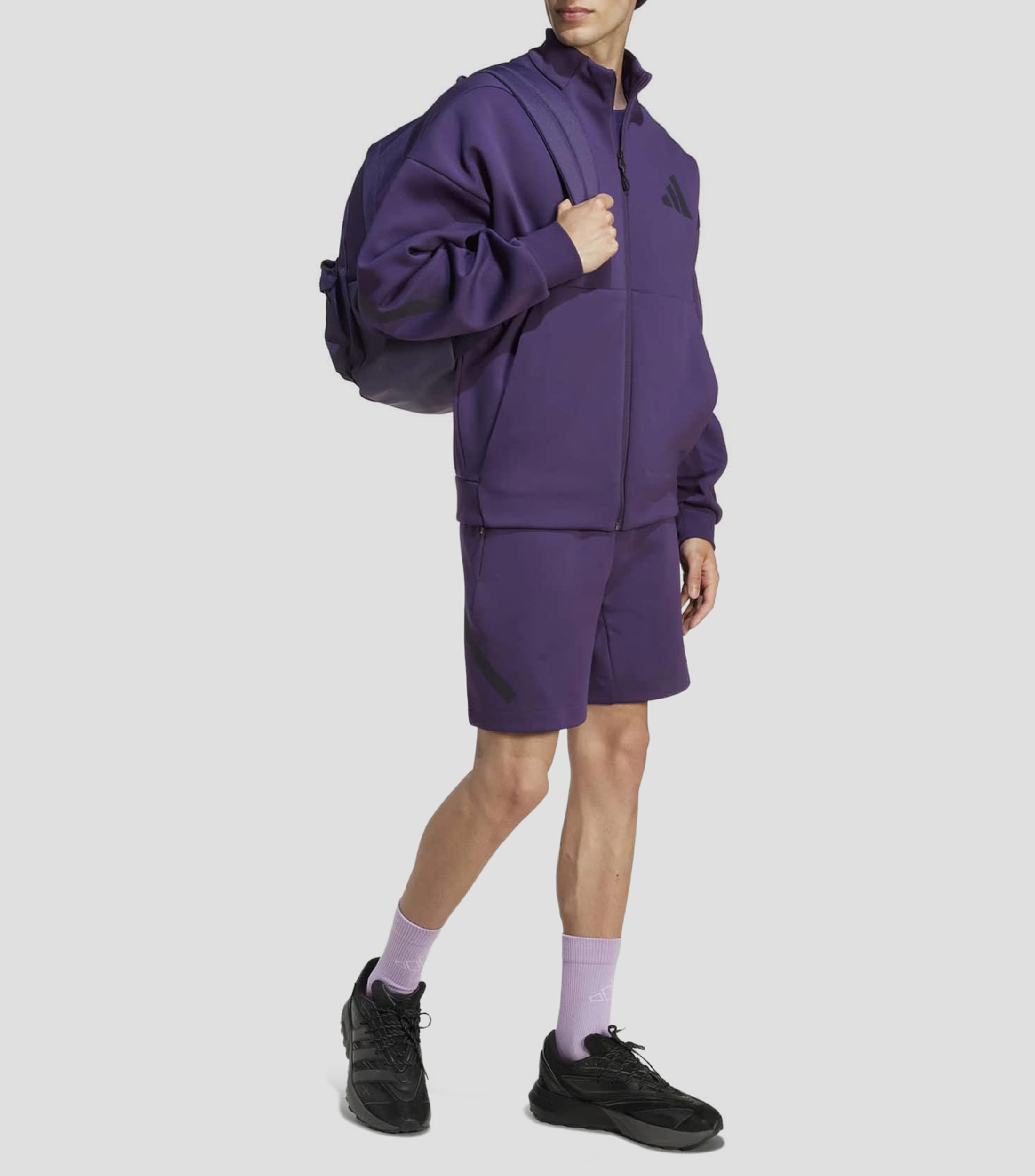 Short para entrenamiento liso Hombre