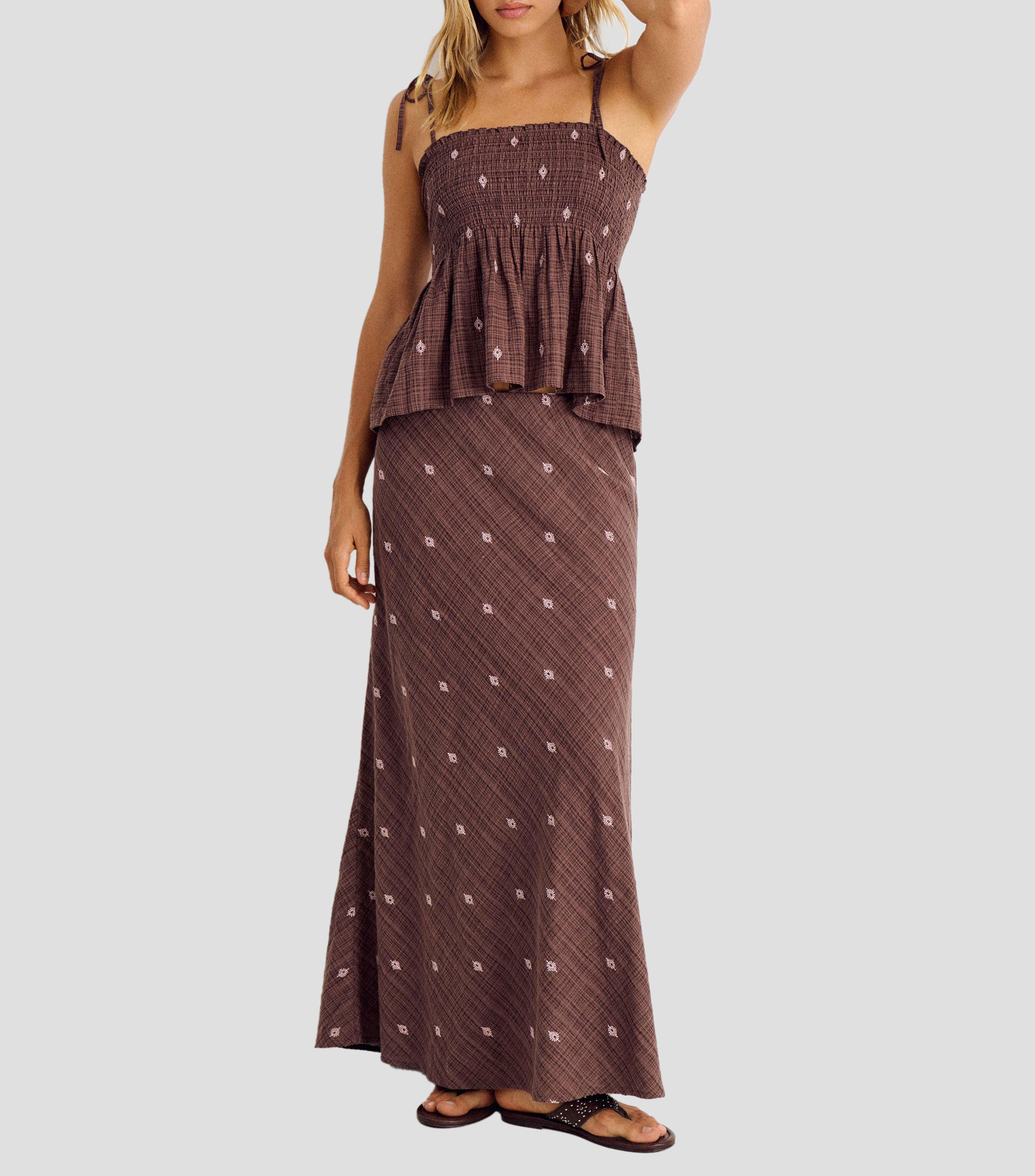 Top estampado Mujer