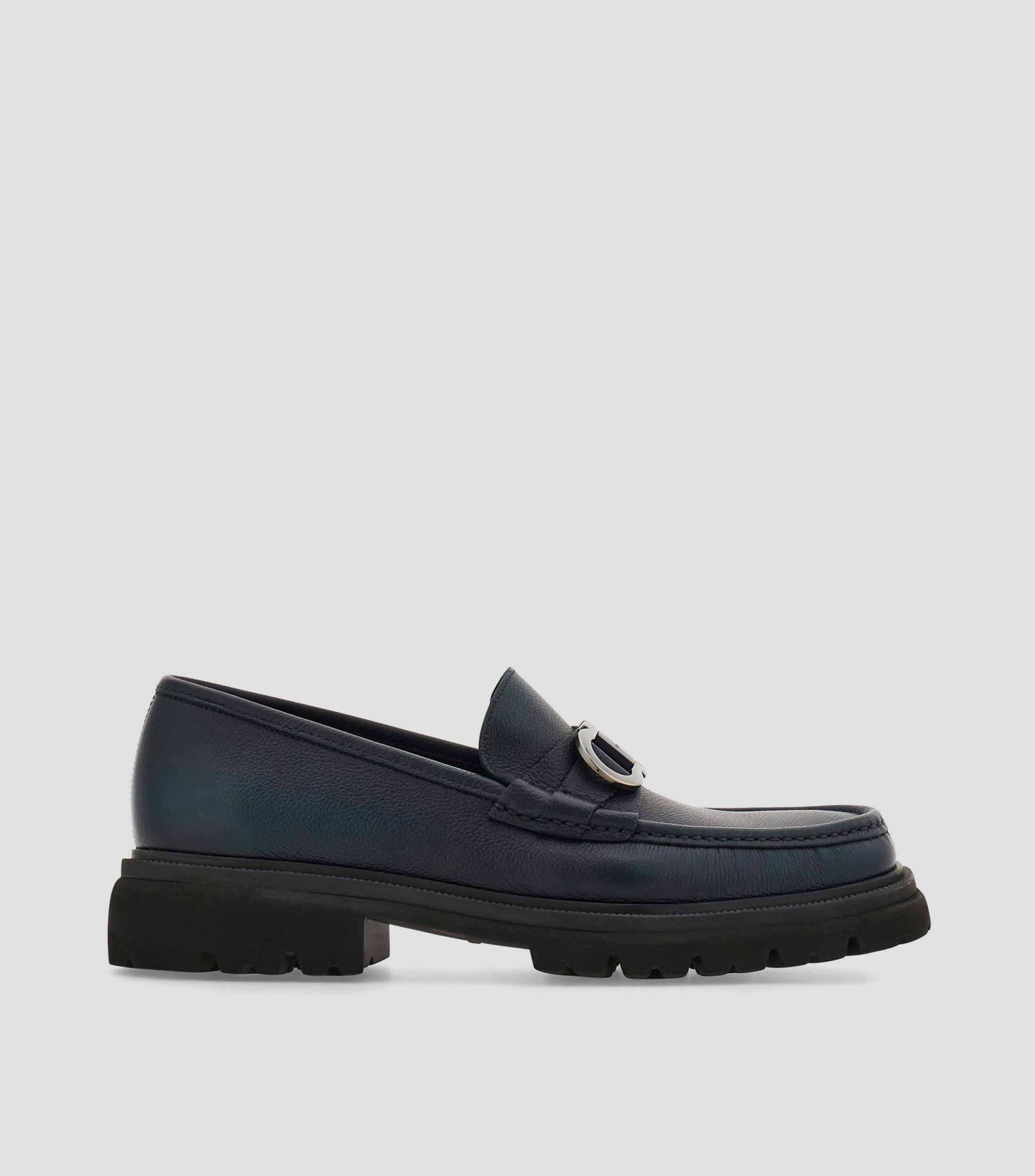 Mocasines en piel Hombre