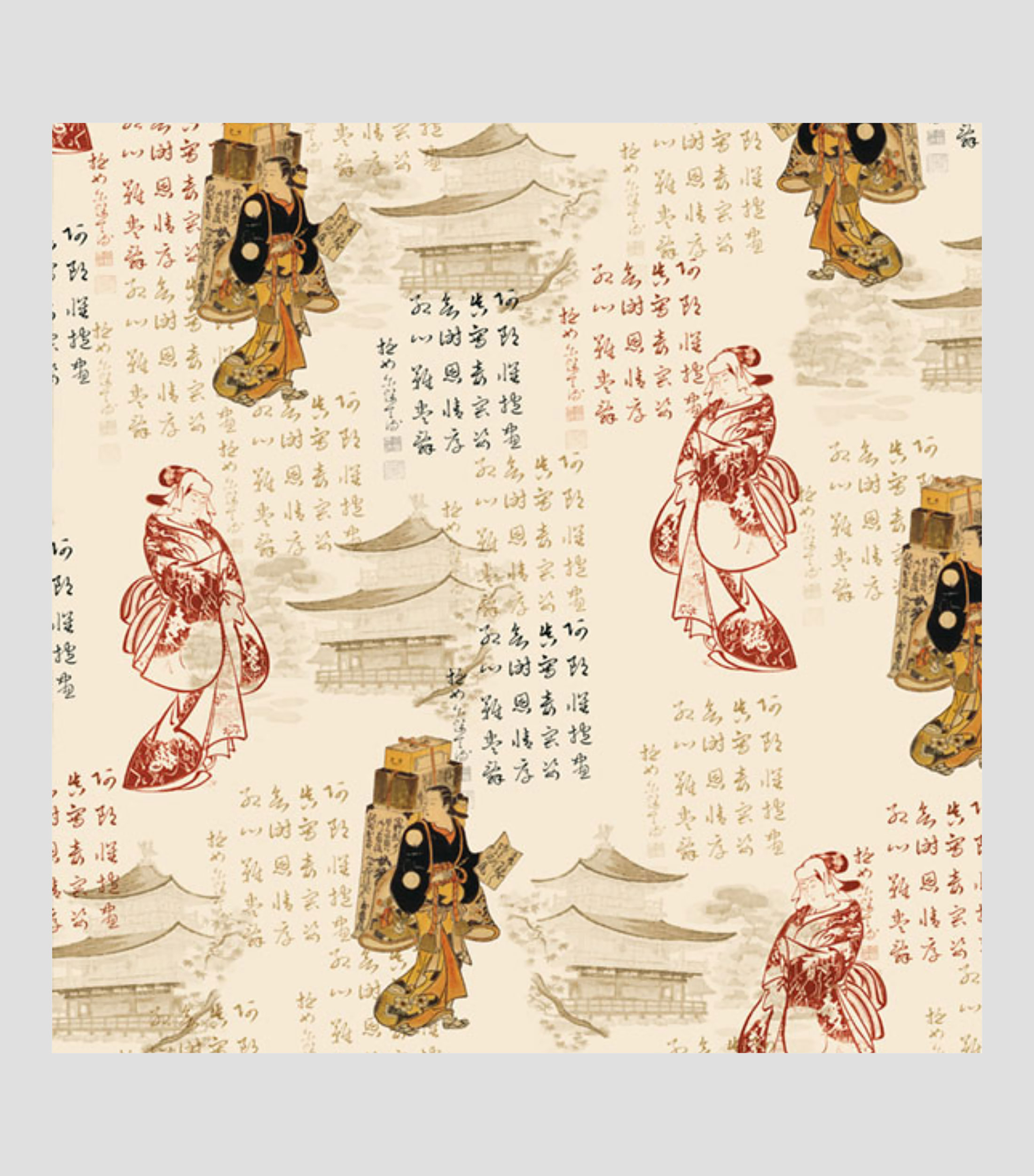 Pliego de papel Tassotti Traje oriental 50 x 70 cm