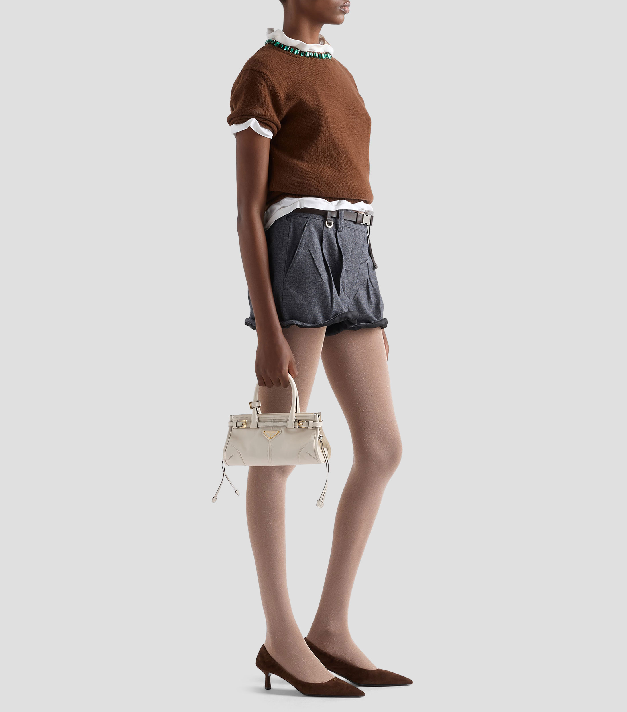 Minibolsa Prada Bonnie de piel Mujer