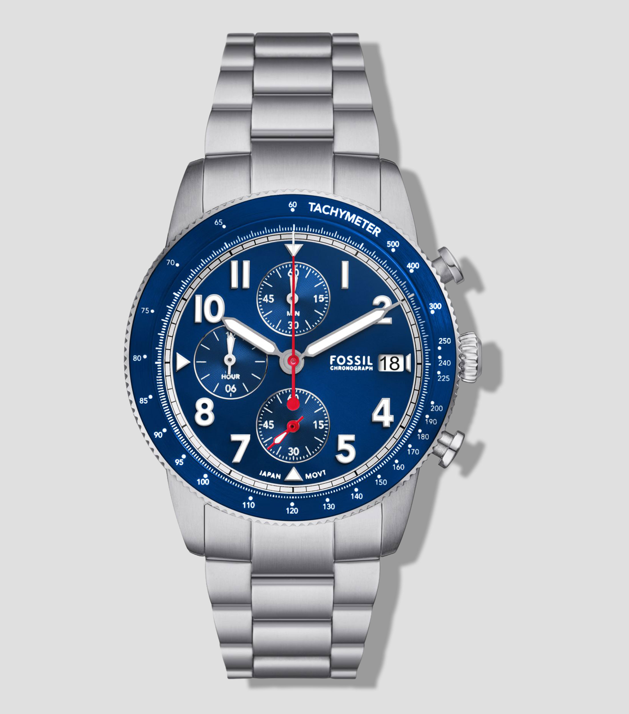 Reloj para Hombre casual Sport Tourer azul, plateado