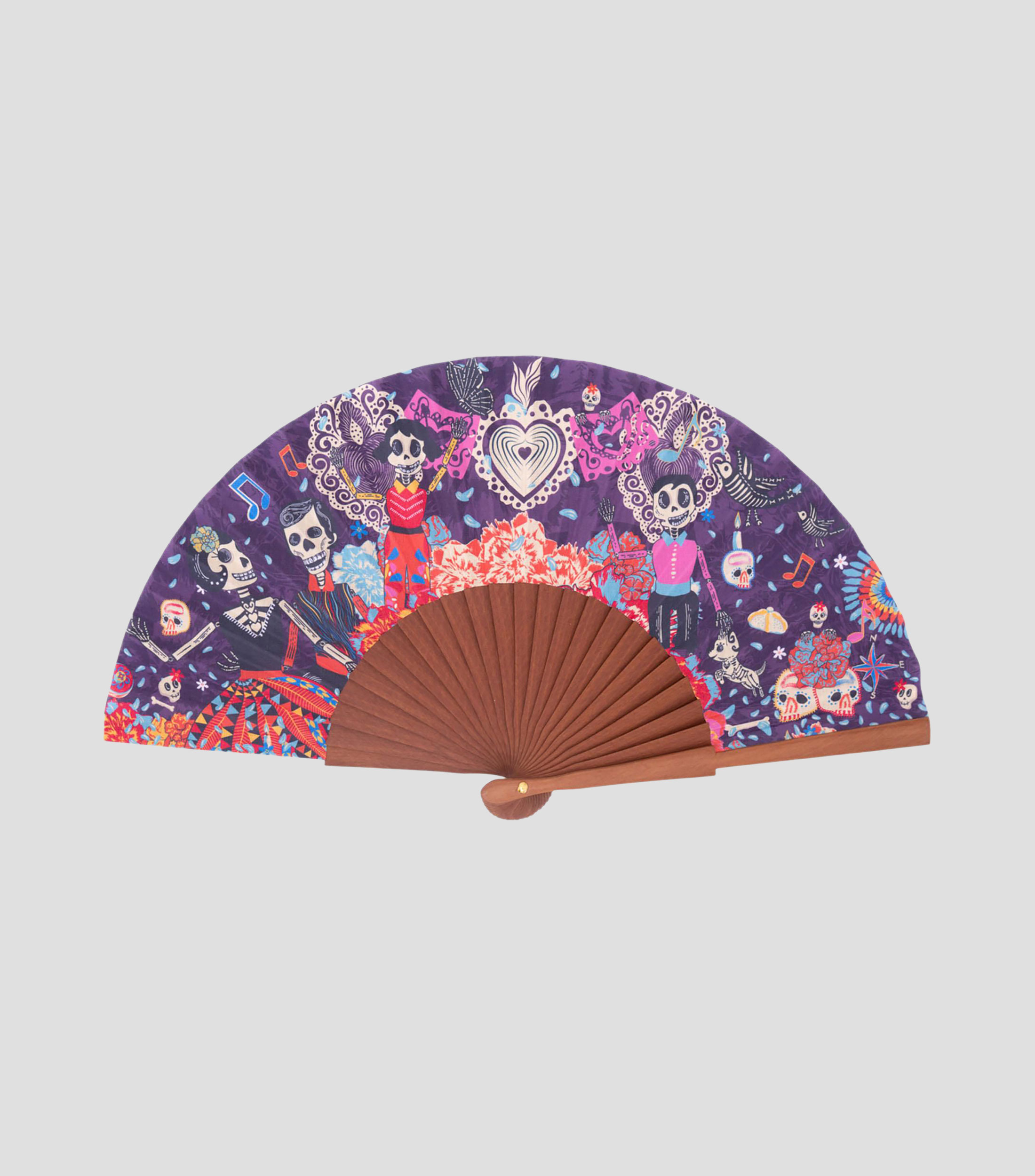 Abanico con estampado Catrines Mujer