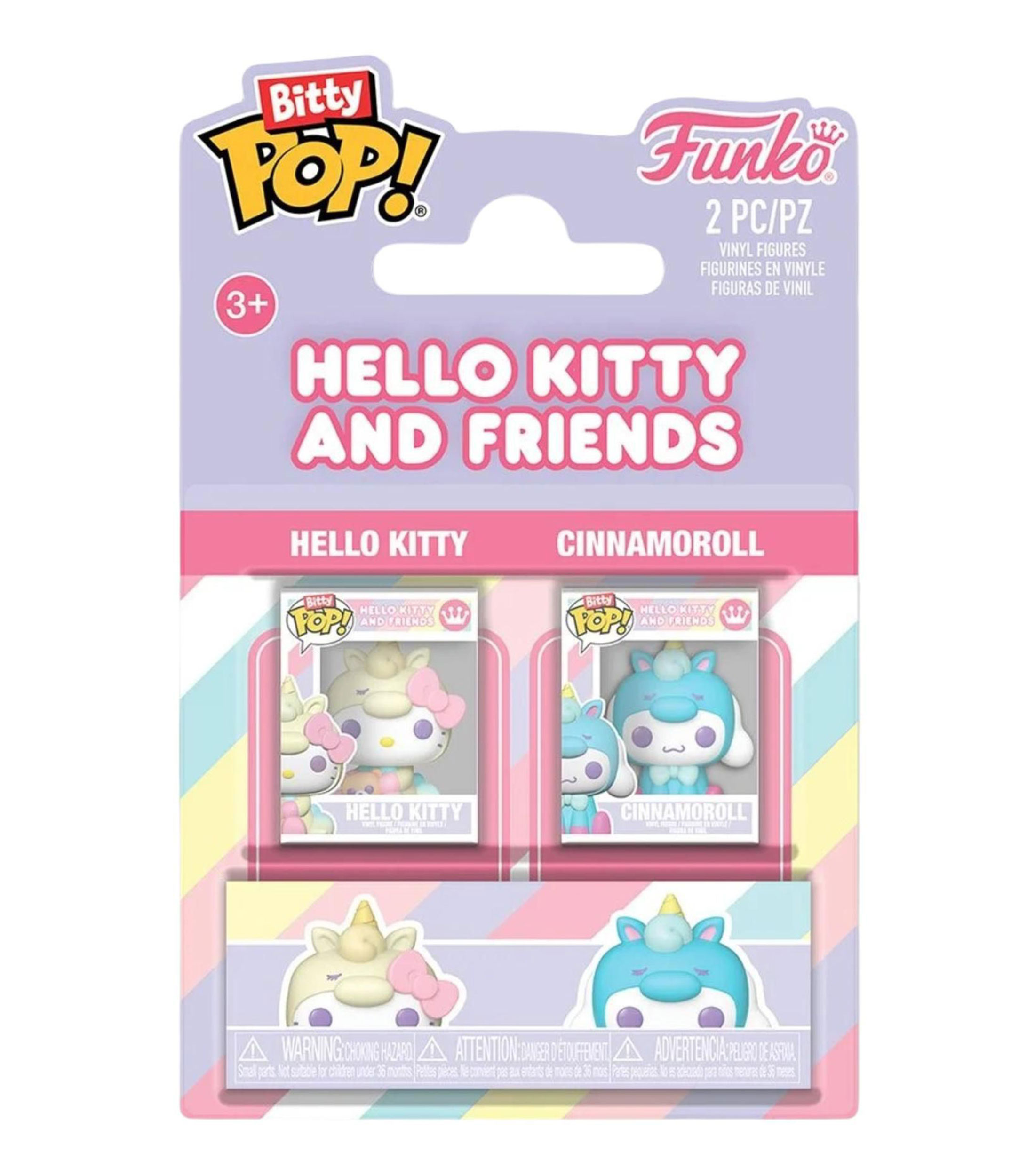 Funko Bitty Pop Hello Kitty y Cinnamoroll, Sanrio 2 Pack