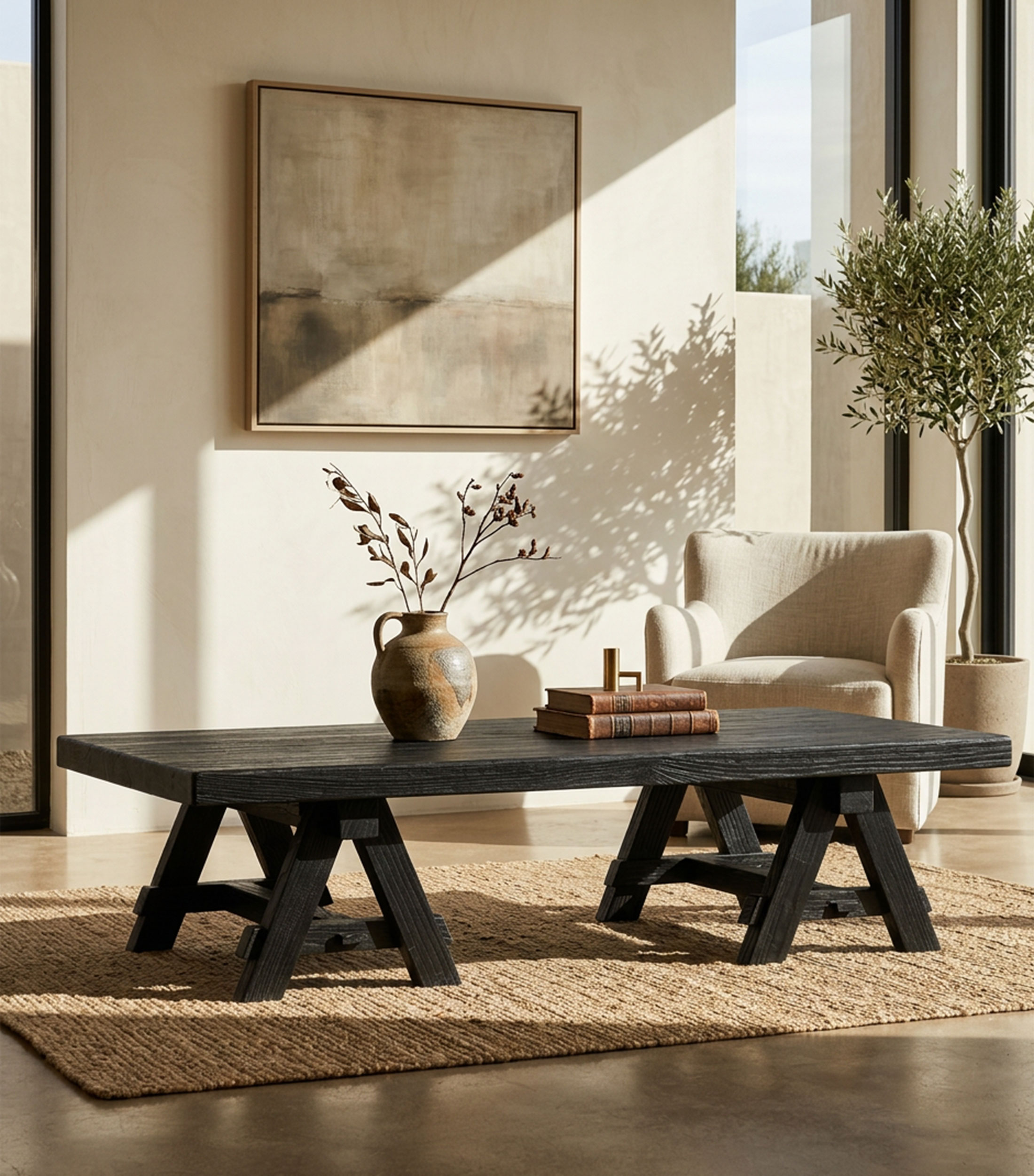 Mesa de centro en madera