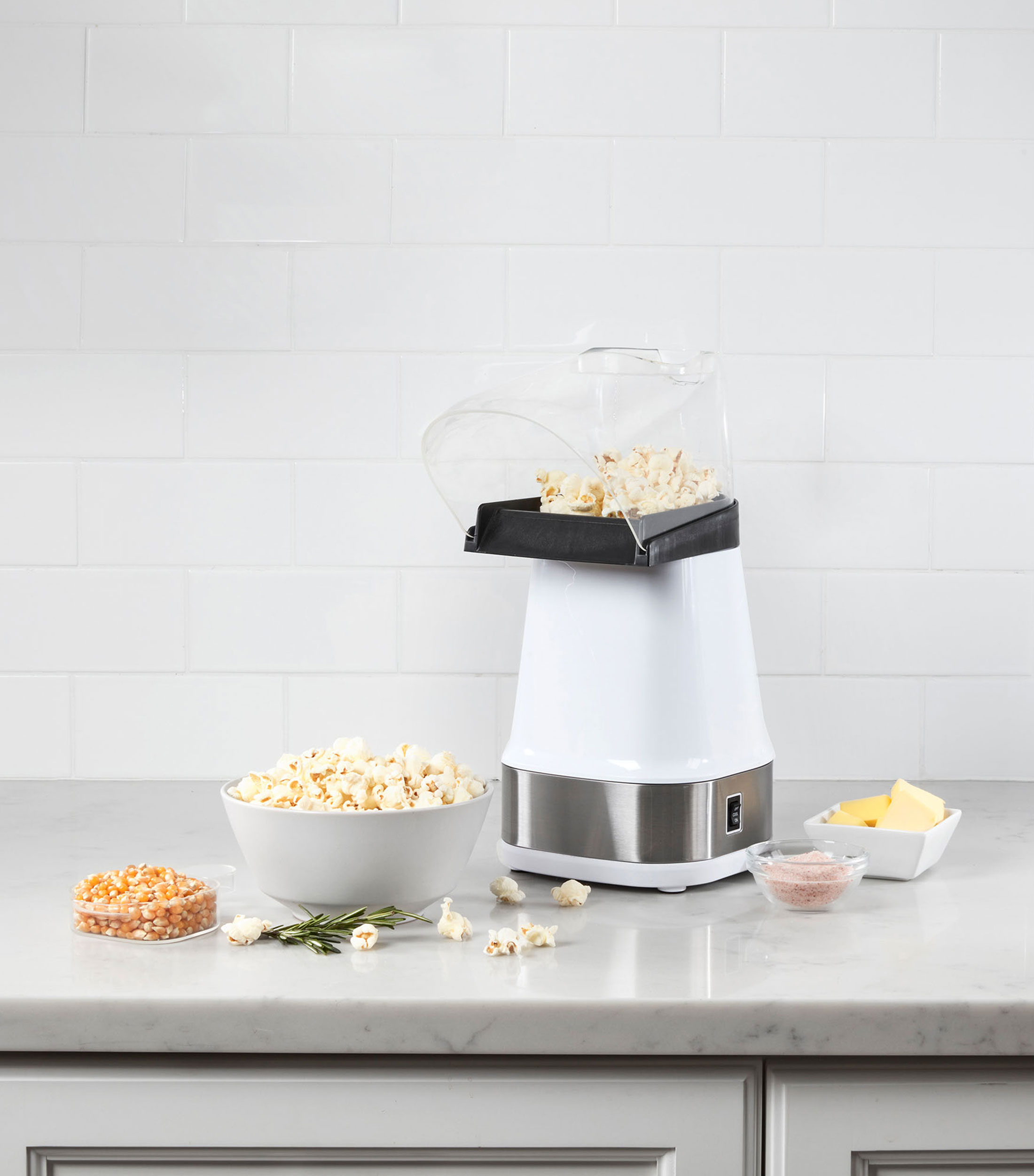 Maquina para hacer palomitas Easy Pop Blanca