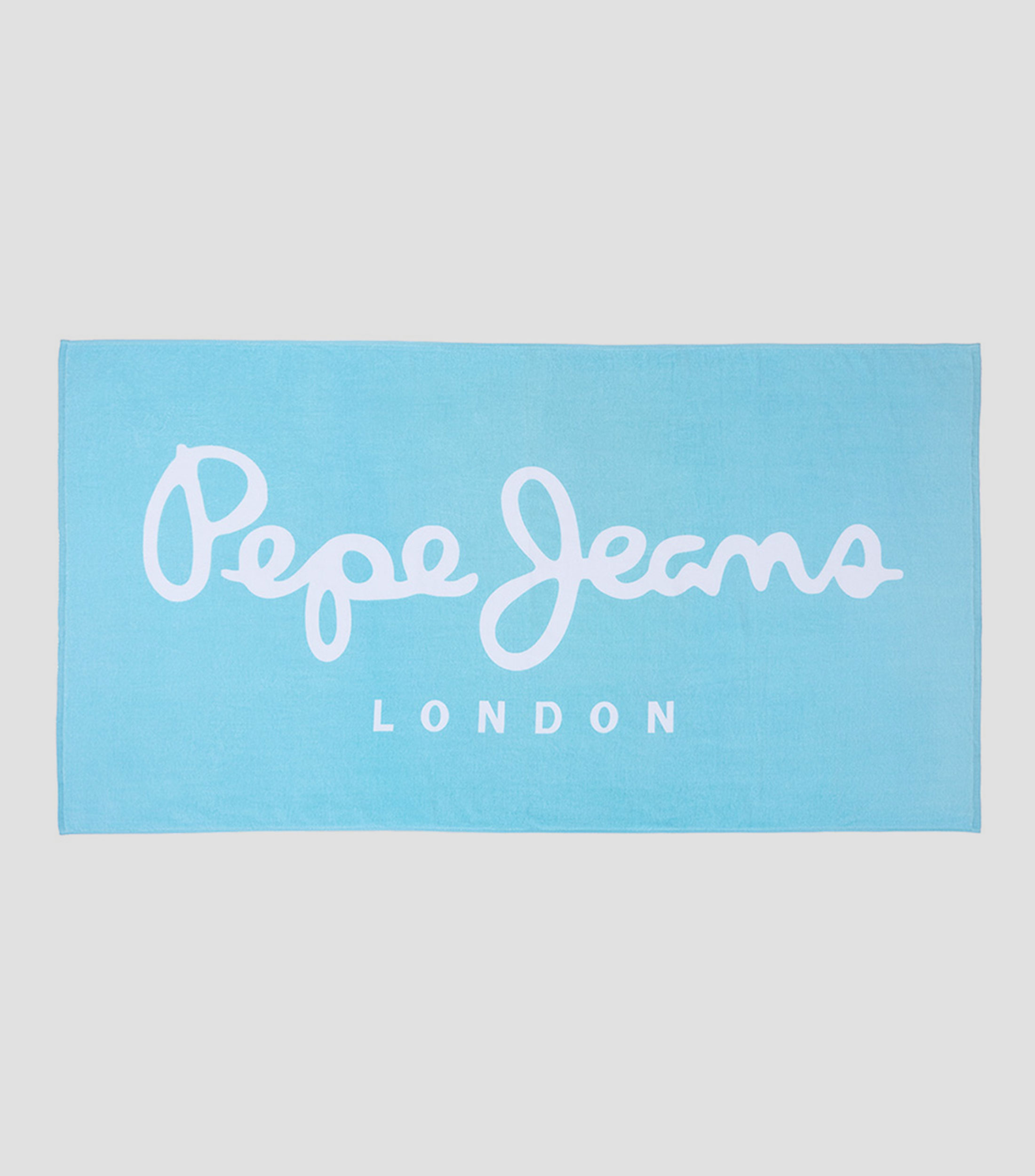 Toalla de baño estampada aqua