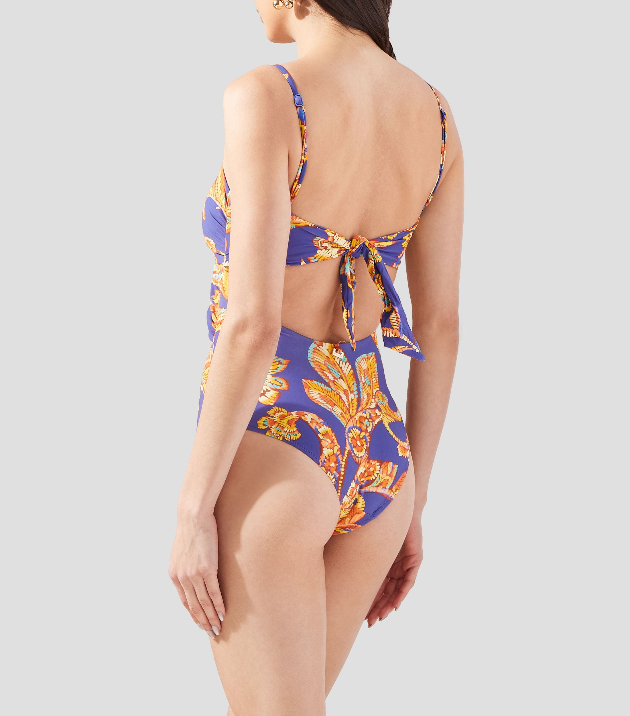 Traje de baño Floresta estampado Mujer