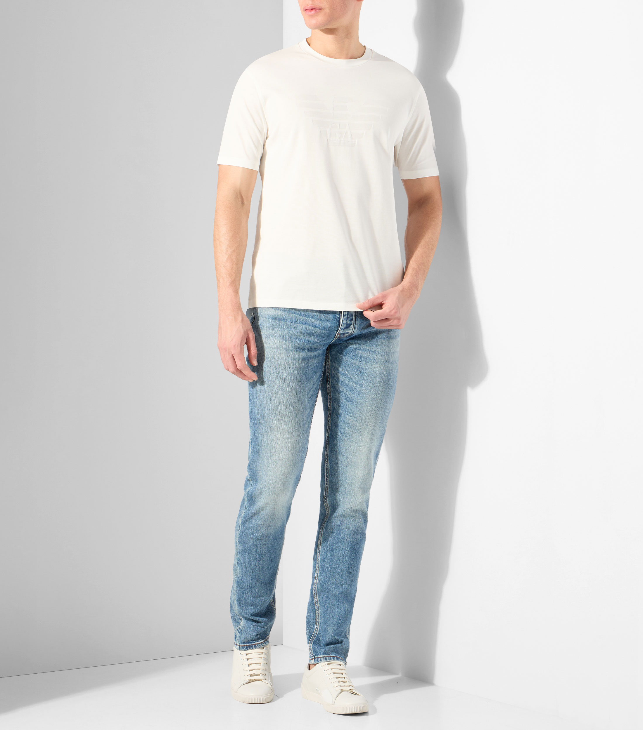 Jeans de corte slim Hombre