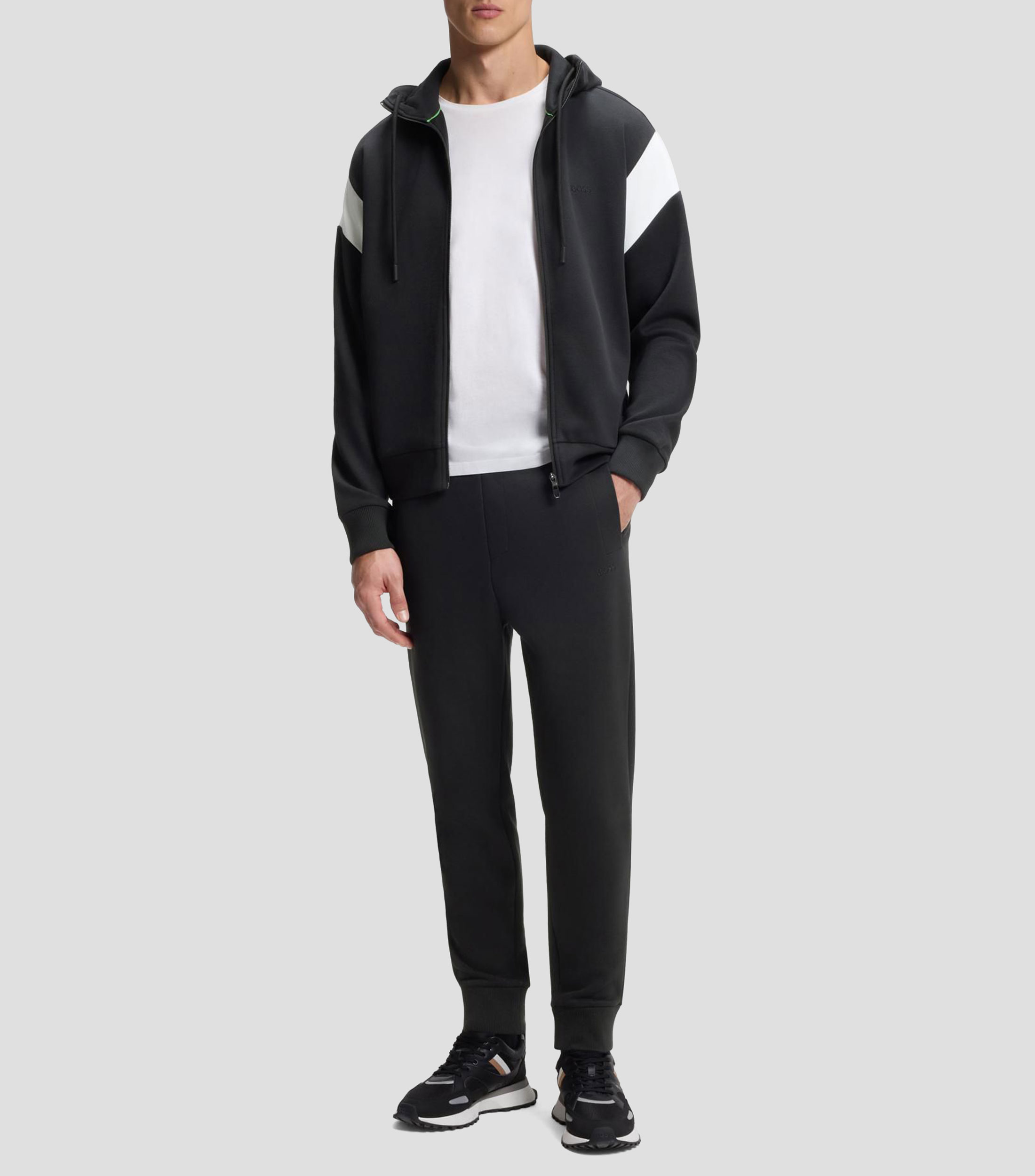 Pants de chándal de algodón con logo bordado Hombre