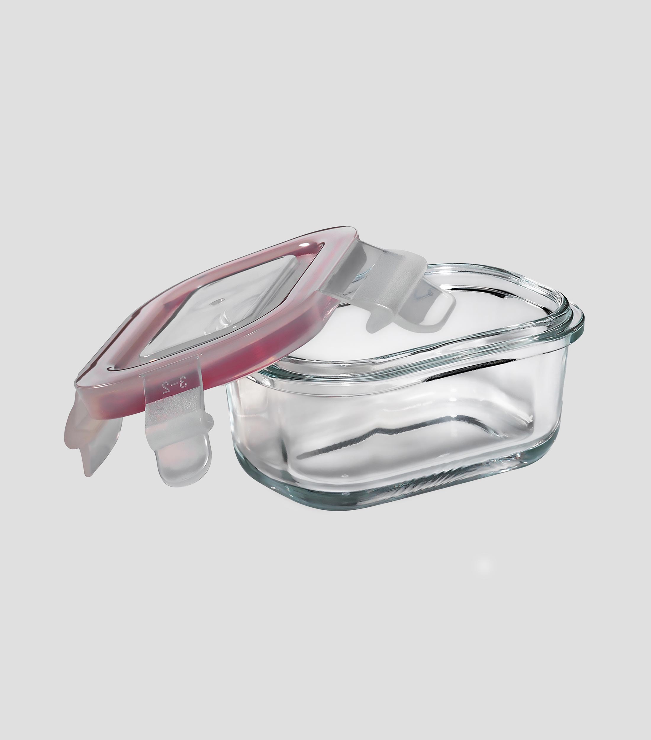 Contenedor Rectangular transparente