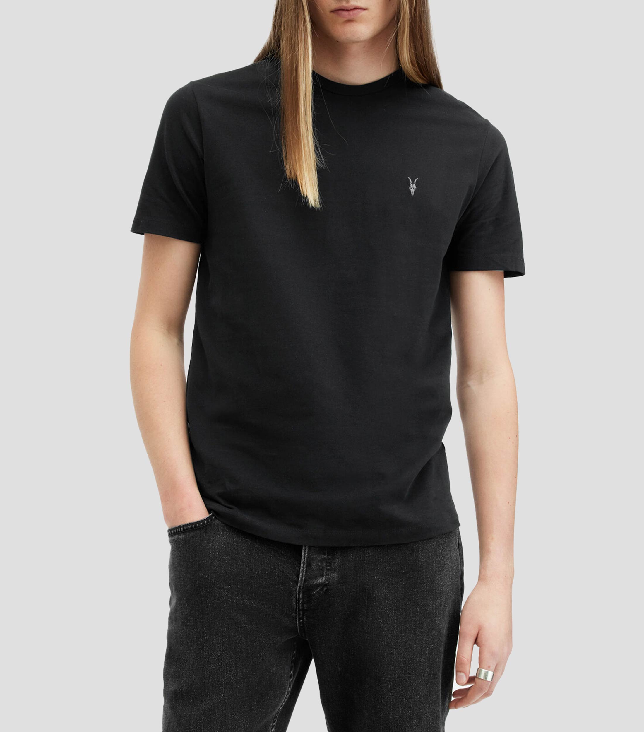 Playera lisa de manga corta Hombre