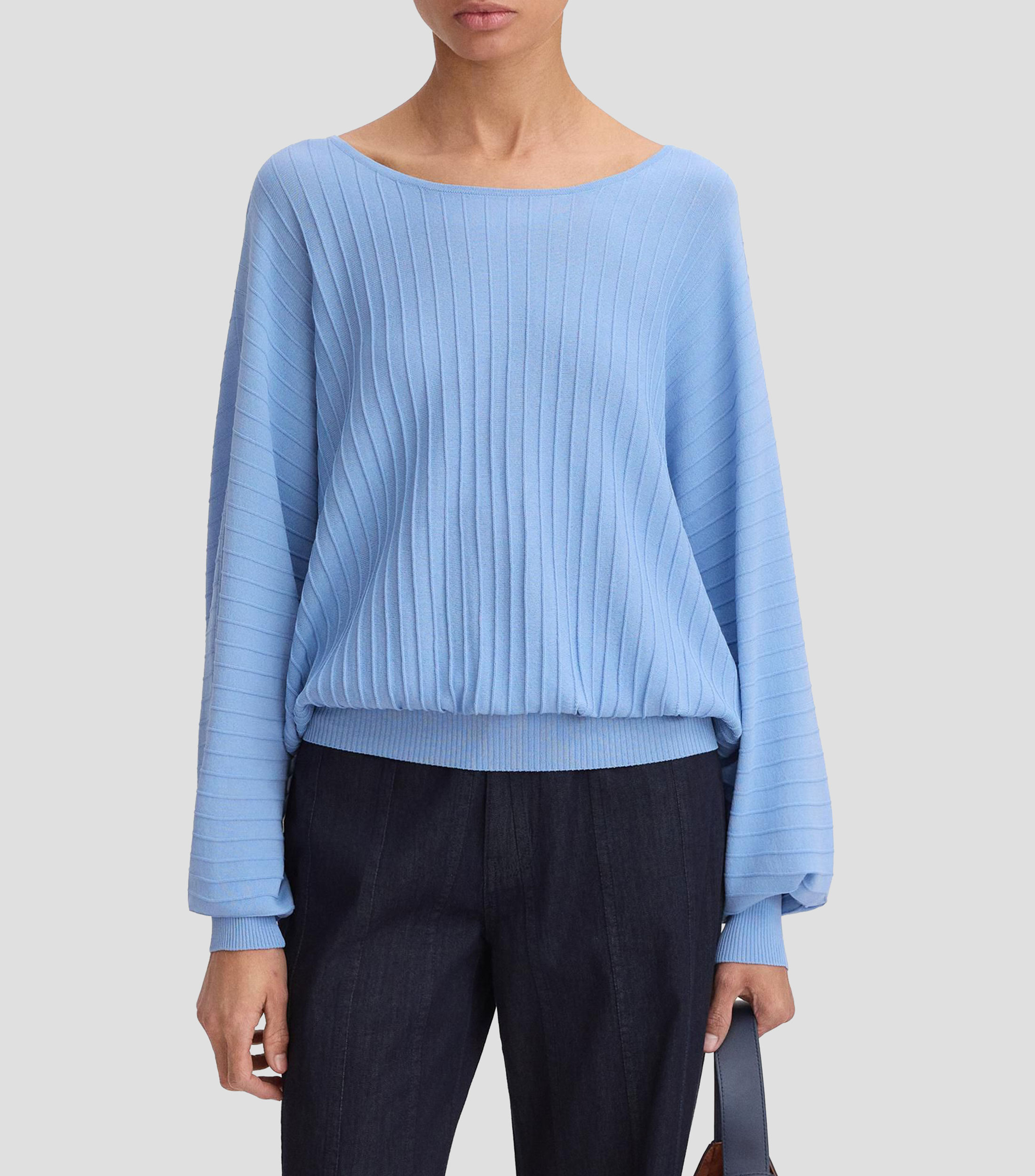 Suéter oversized liso Mujer