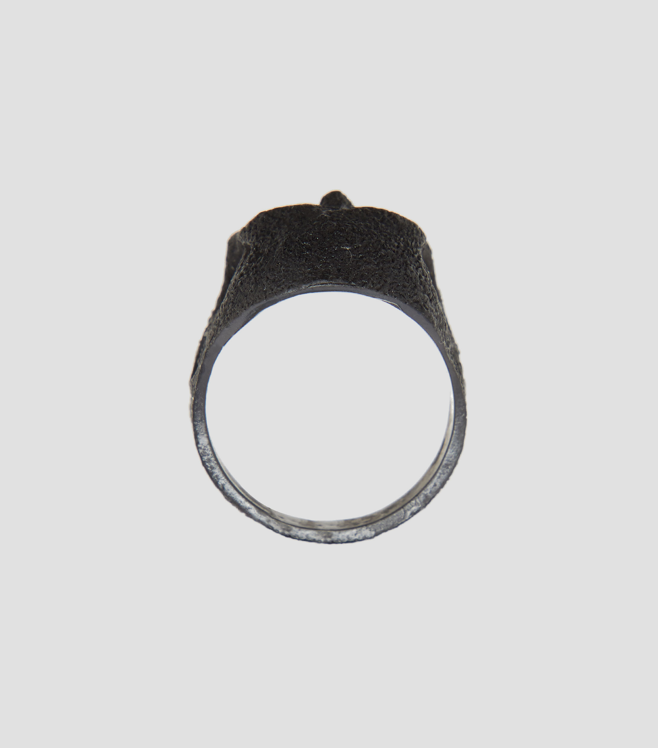 Anillo en plata .925 ennegrecida Hombre