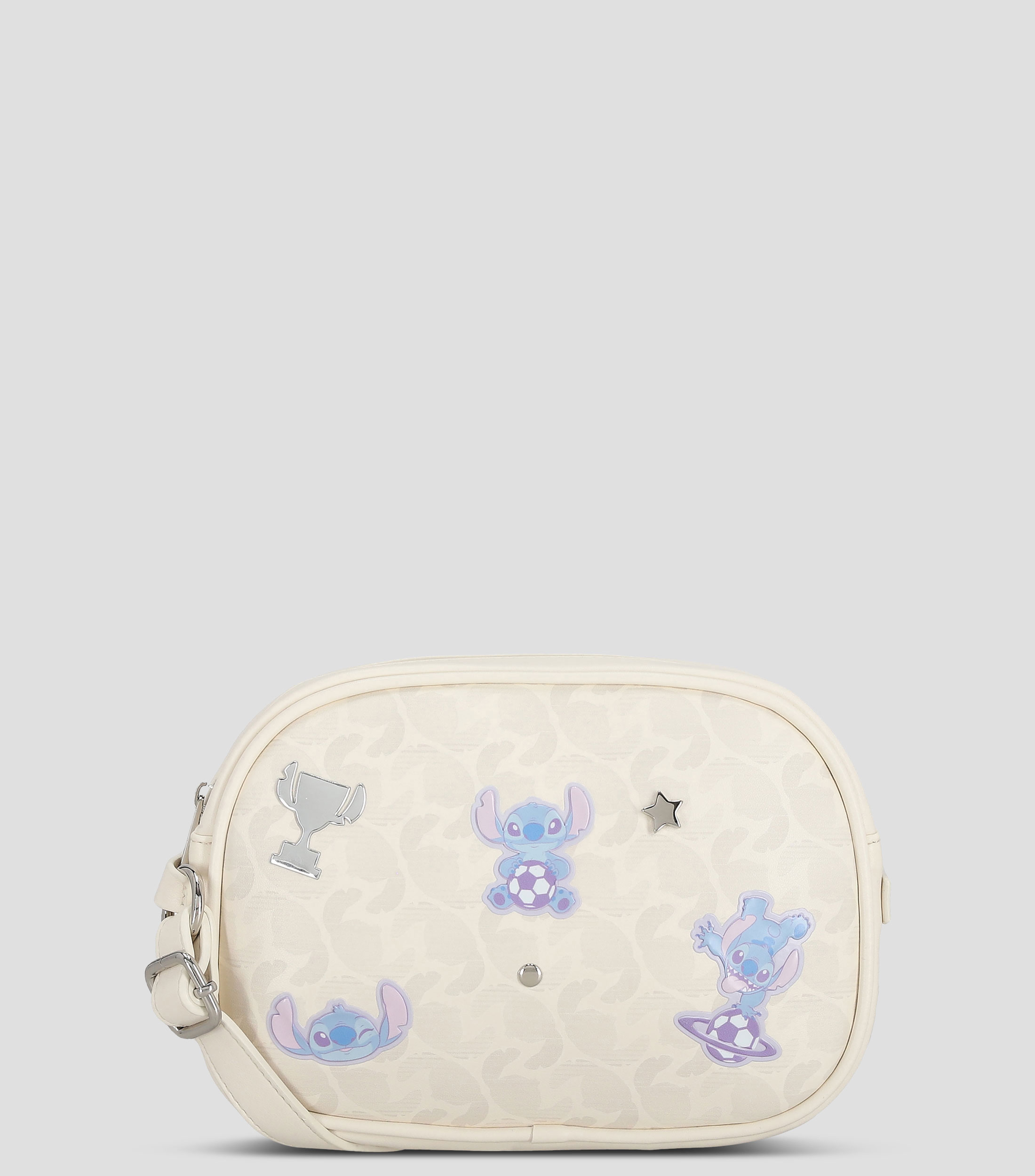 Bolsa crossbody multicolor Stitch Mundial estampada Mujer