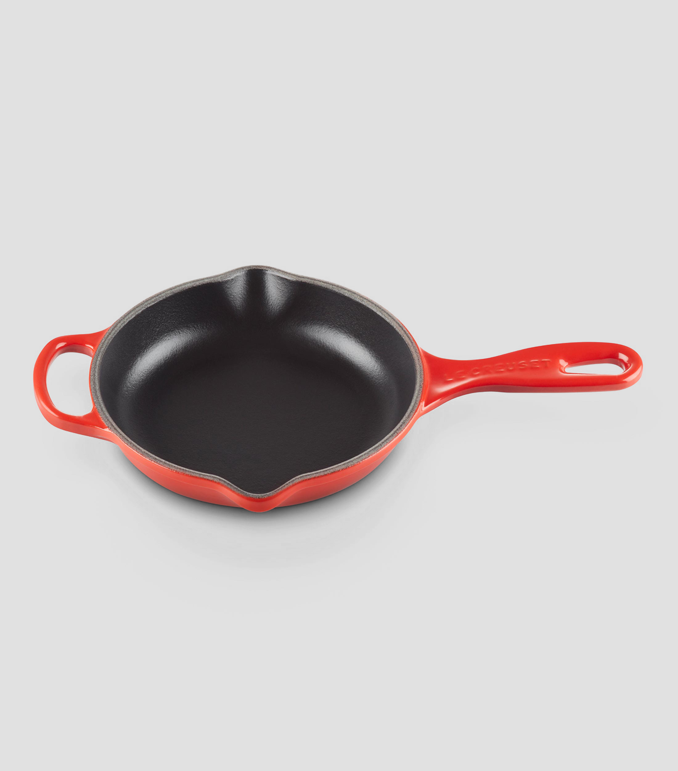 Sartén en hierro colado esmaltado Skillet 16 cm Rojo Cerise