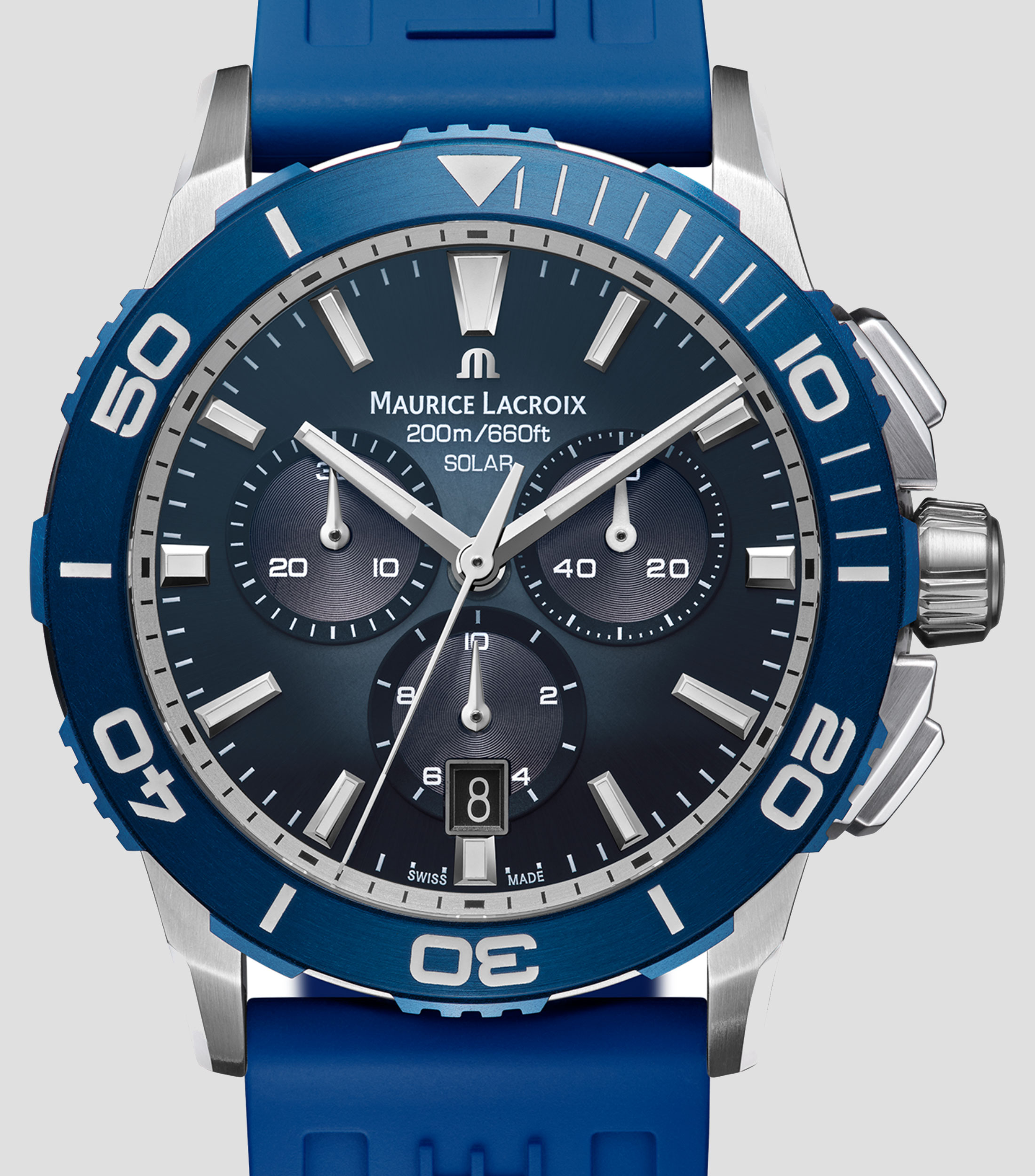 Reloj para Hombre Pontos S Solar Deportivo Azul