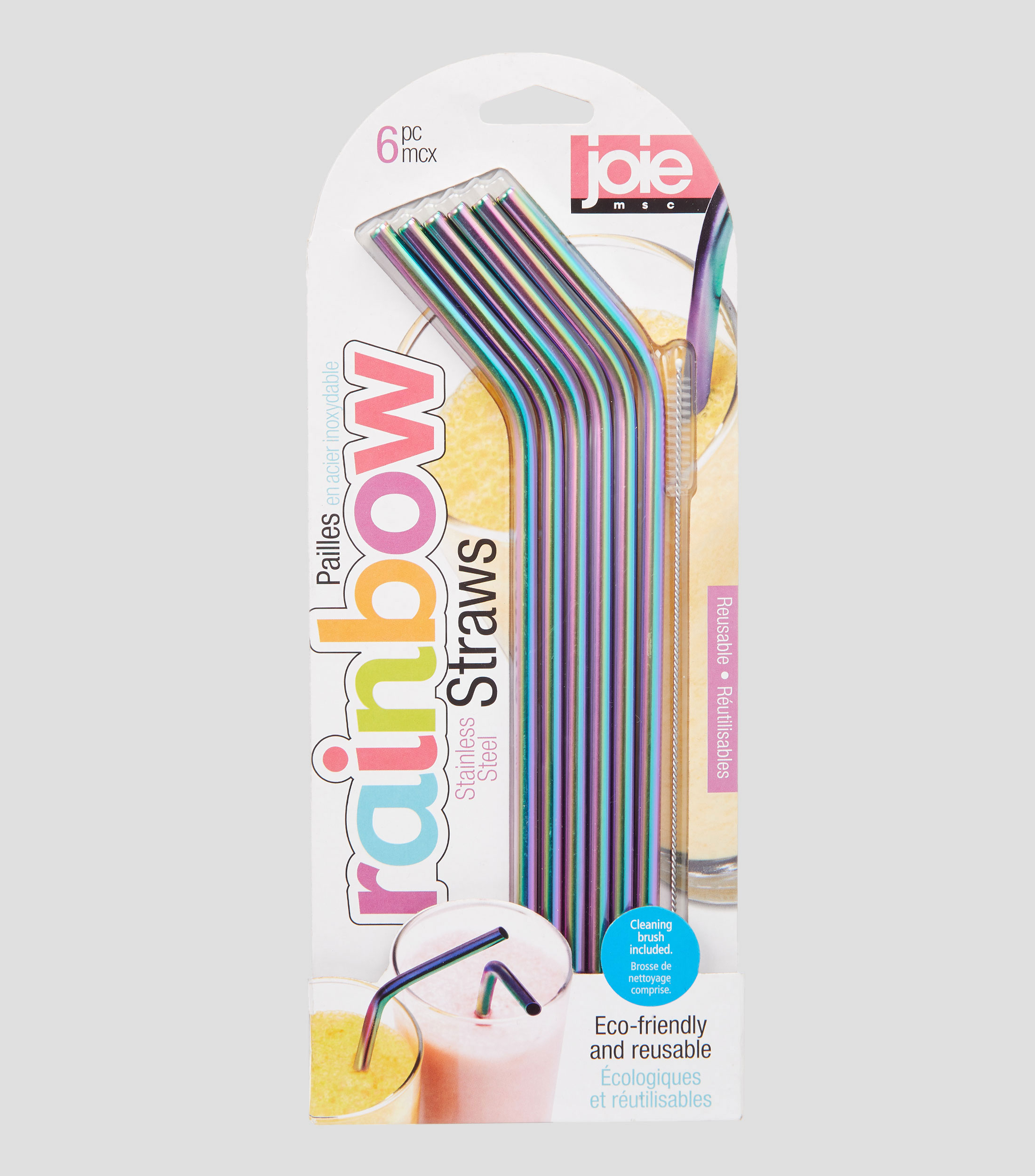 Set 6 popotes Rainbow