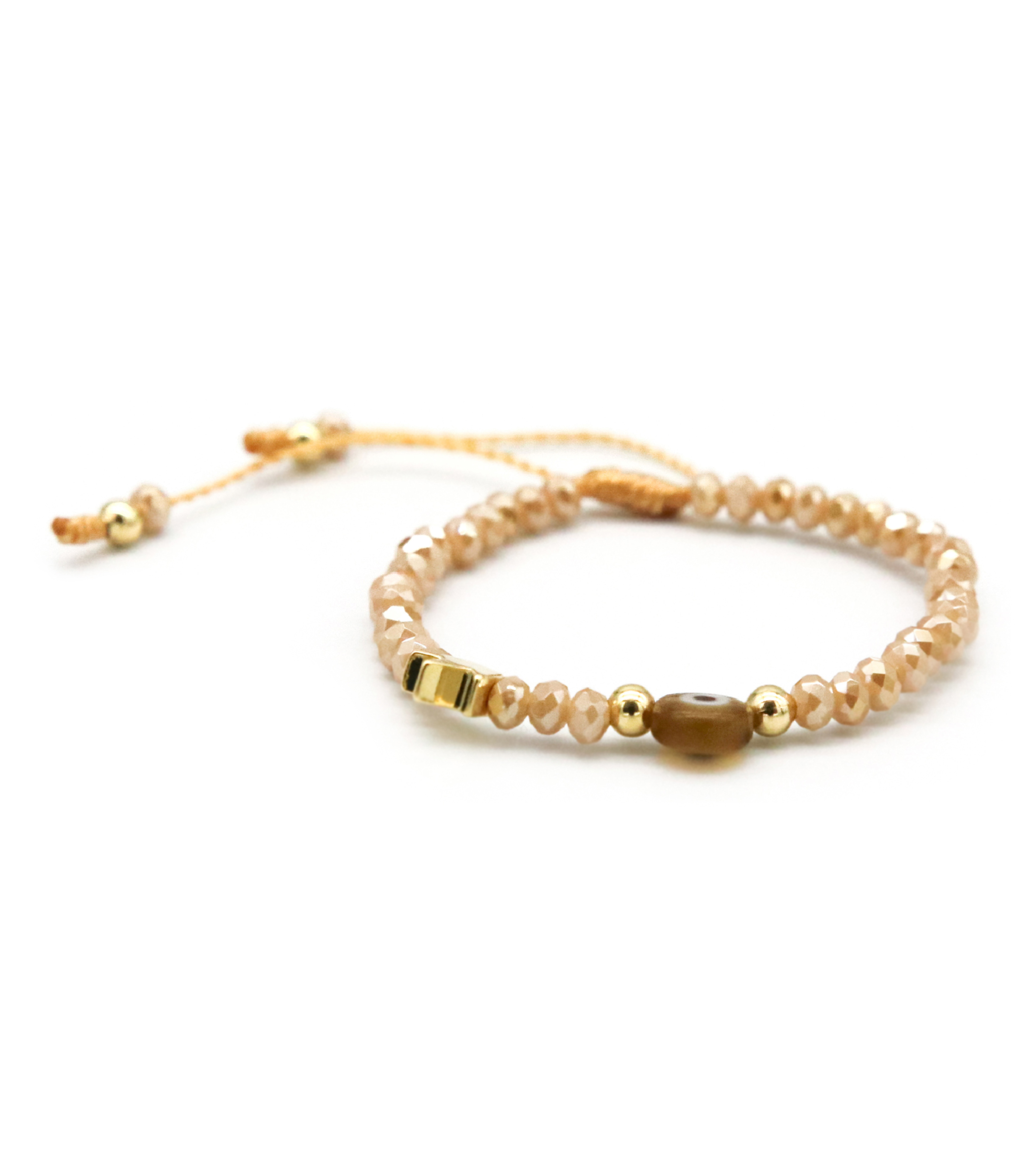 Pulsera Ajustable Ojos Ivory Bebe