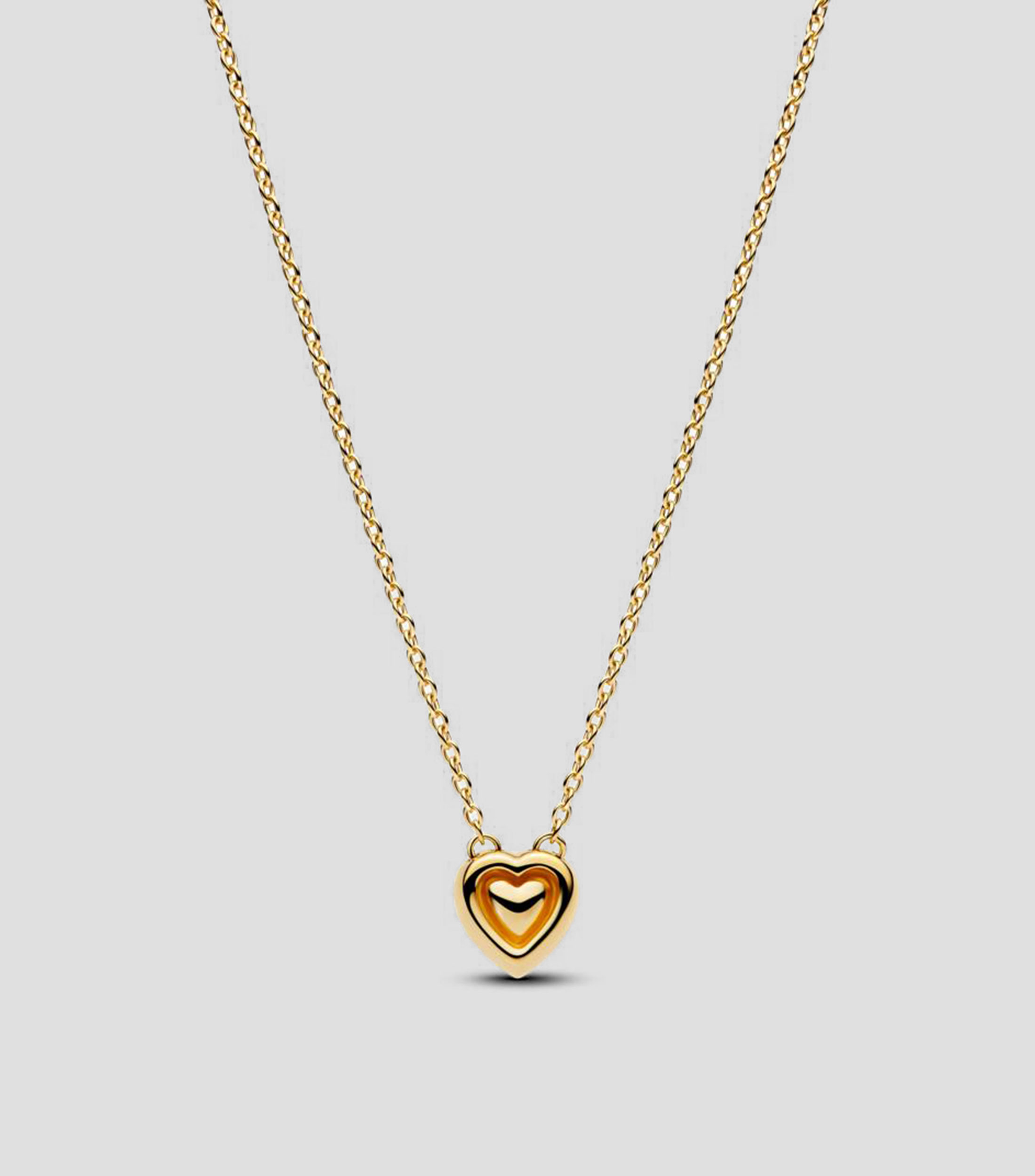 Collar en plata Engravable Heart Mujer