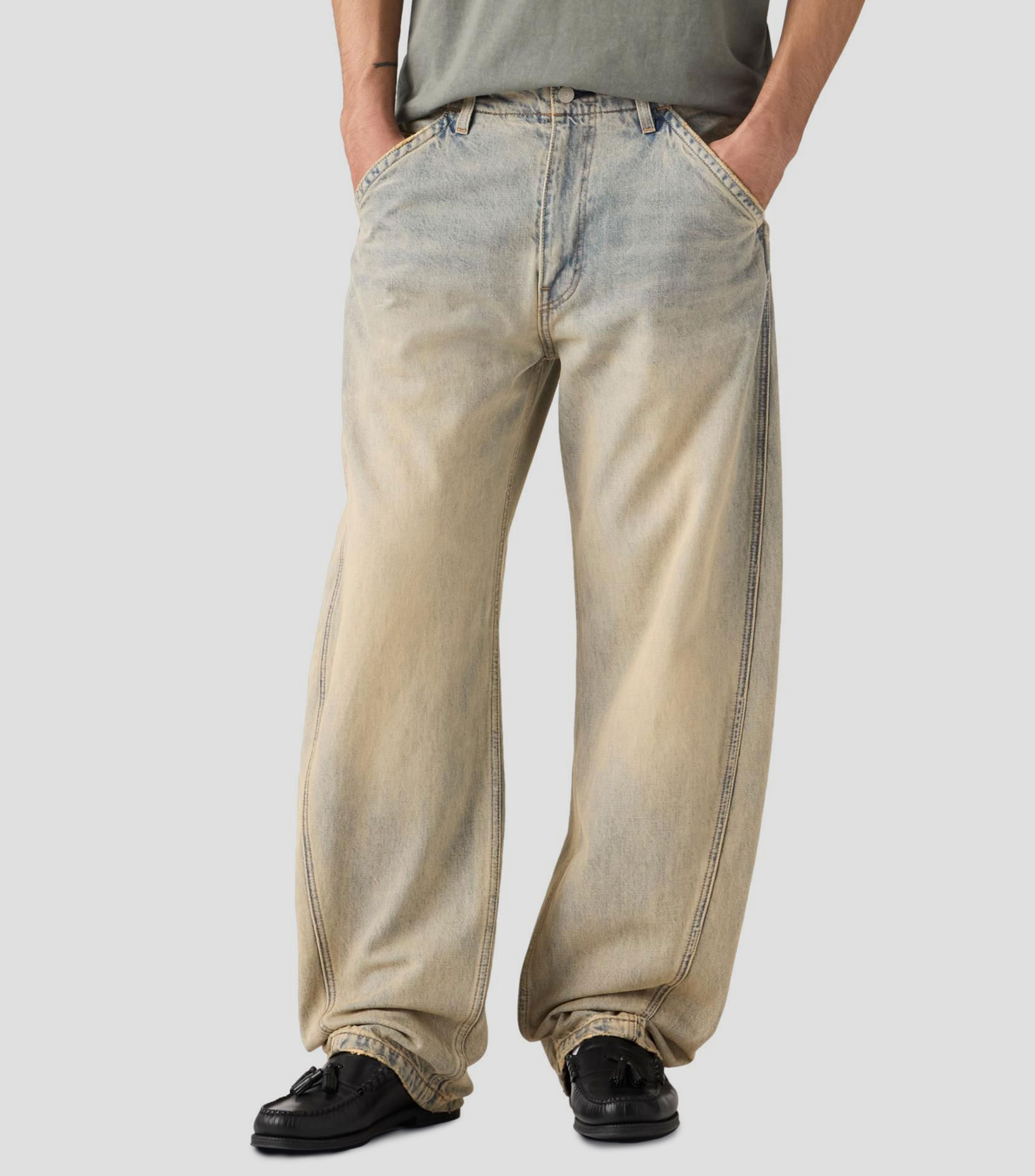 Jeans amplio Hombre