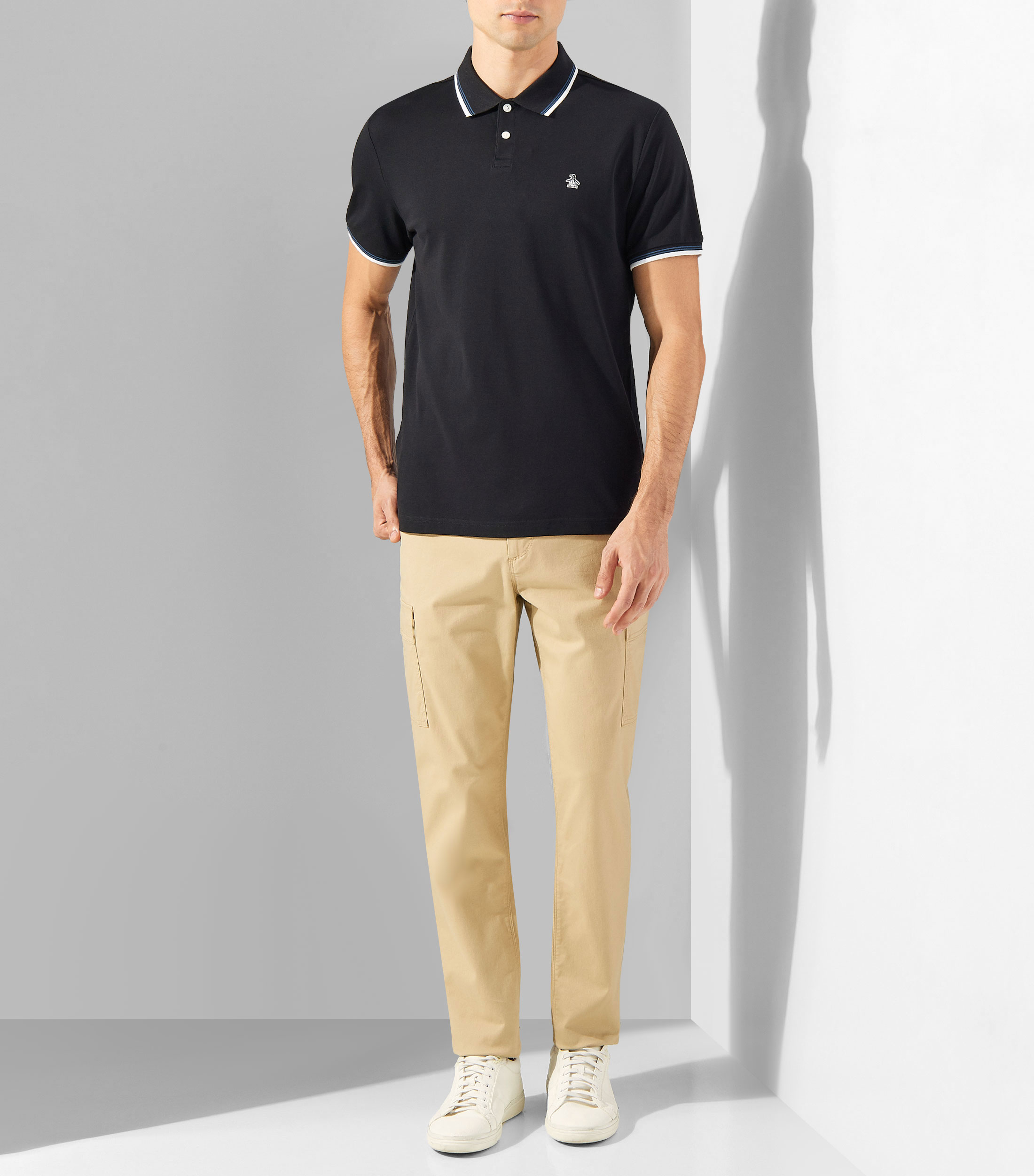 Playera Tipo Polo Manga Corta Hombre