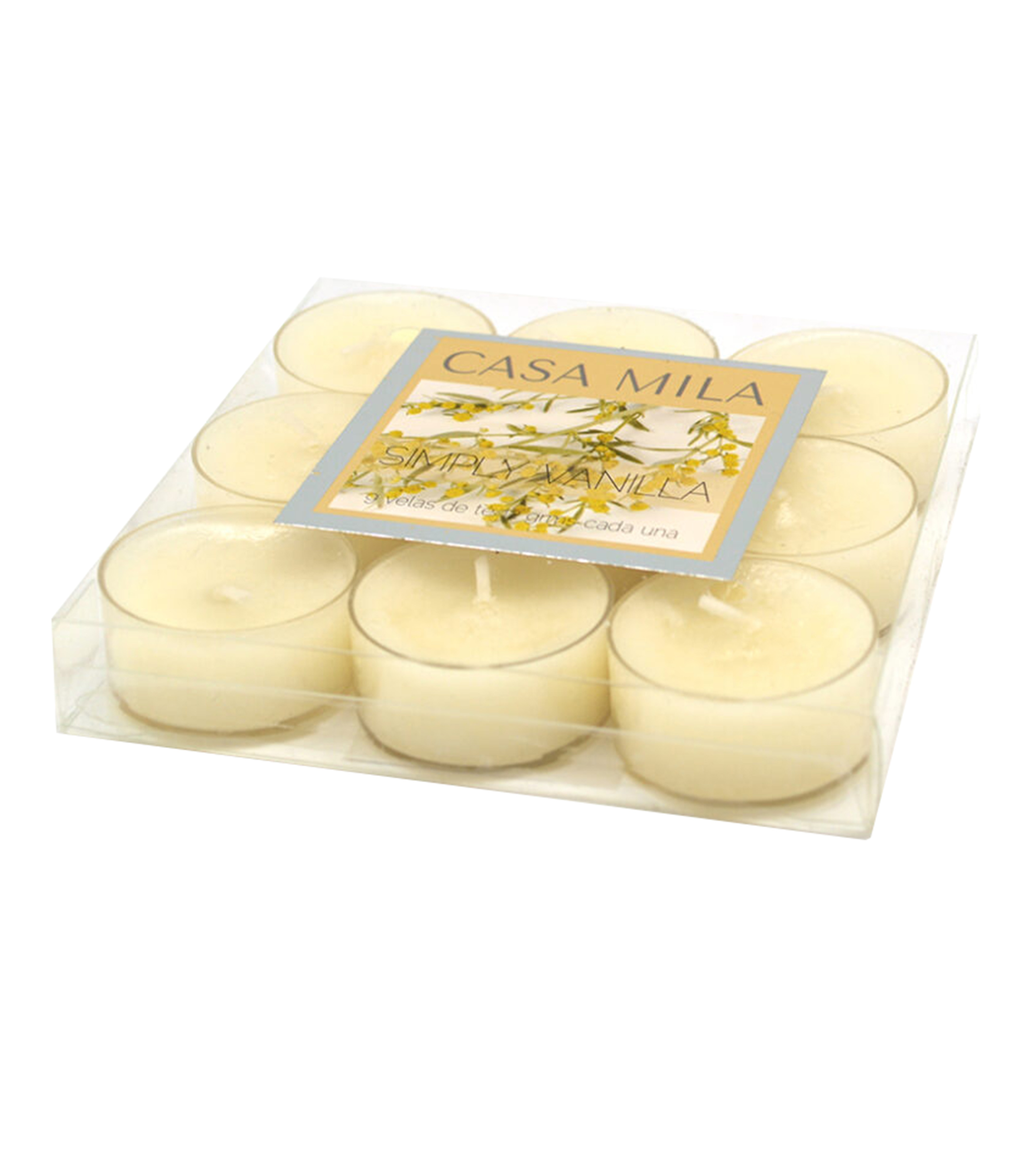 Set 9 Velas Aromáticas Simply Vanilla
