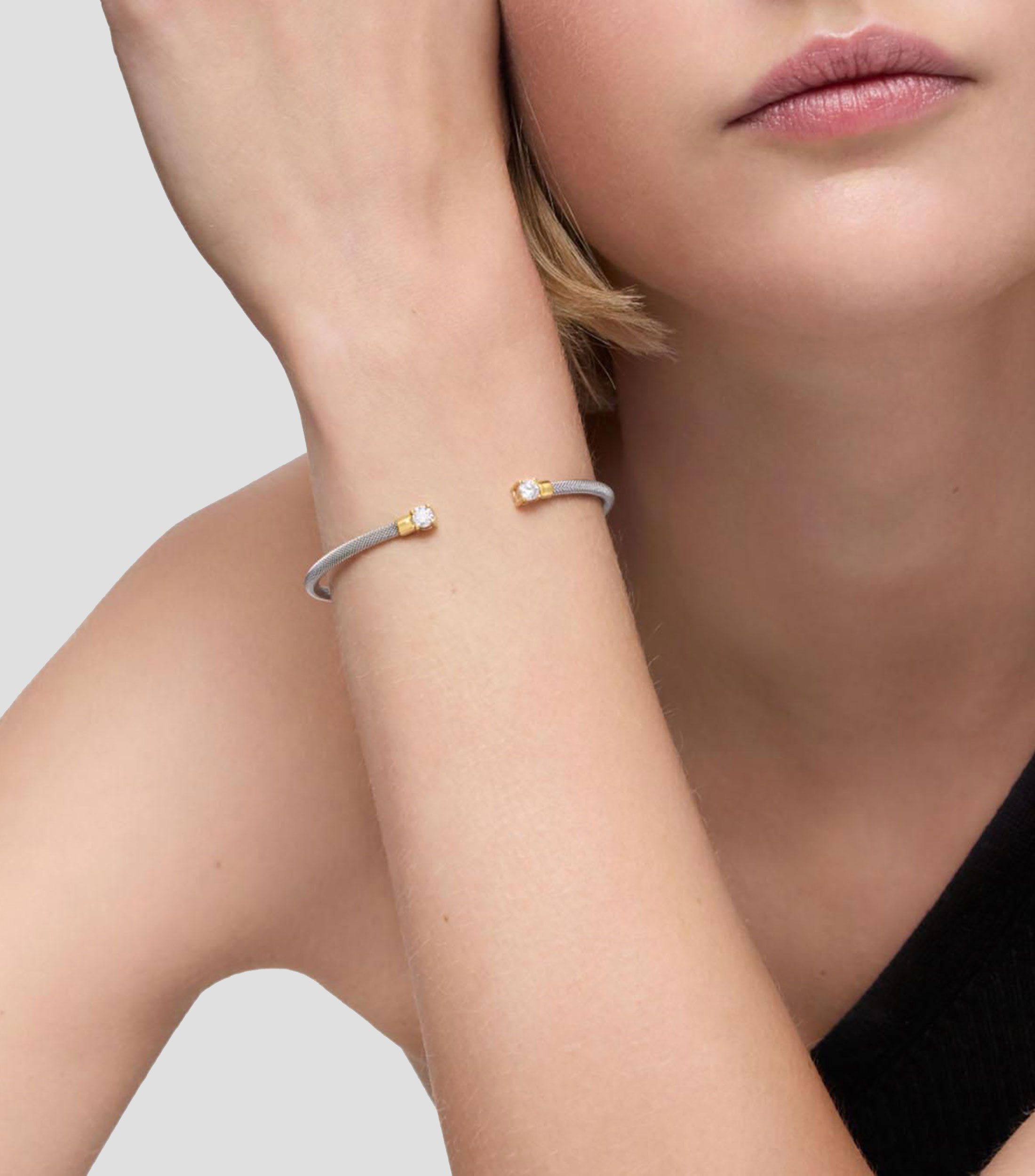Pulsera con diamantes Mesh LGD Mujer