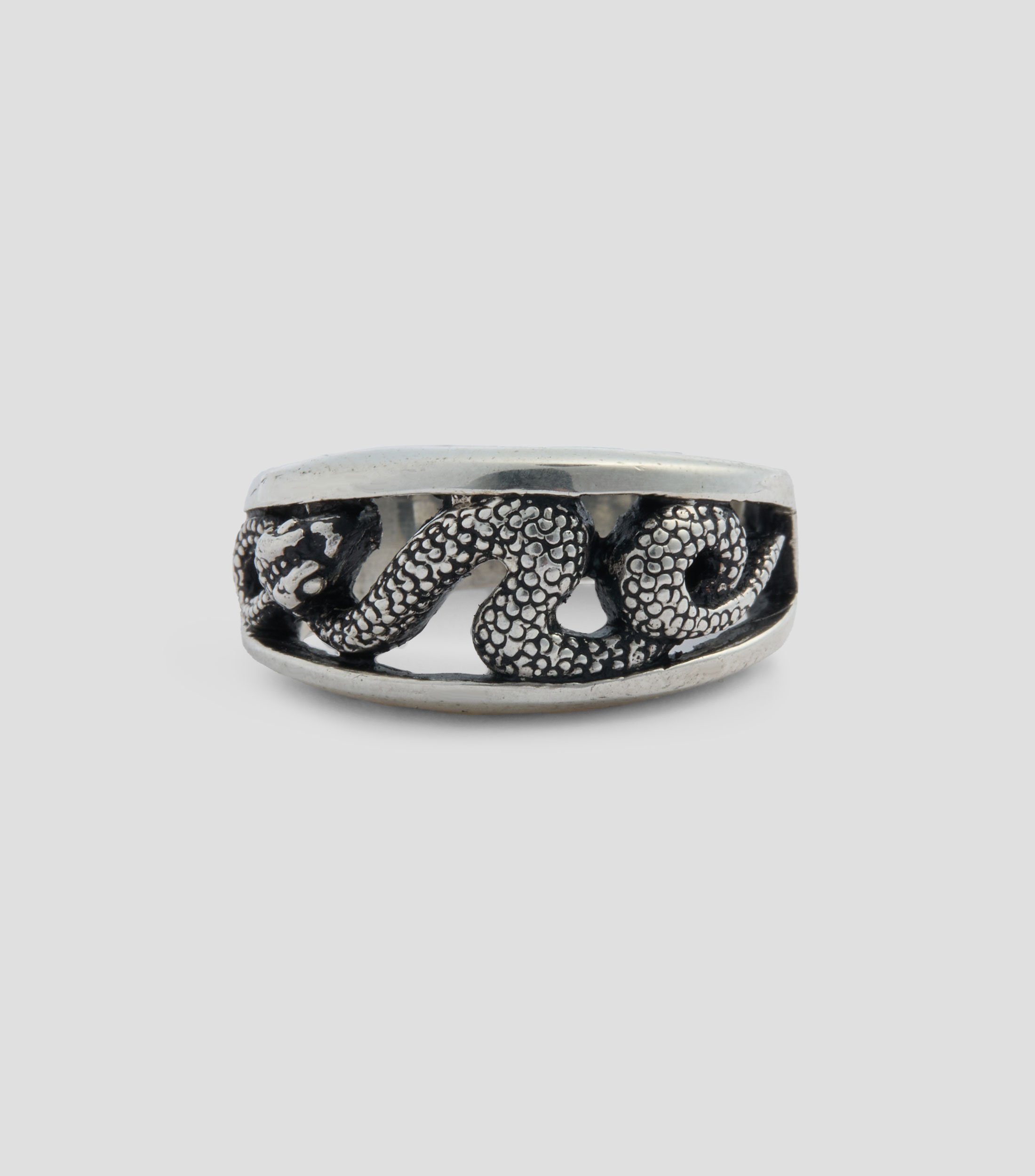 Anillo en Plata .925 Snake Hombre