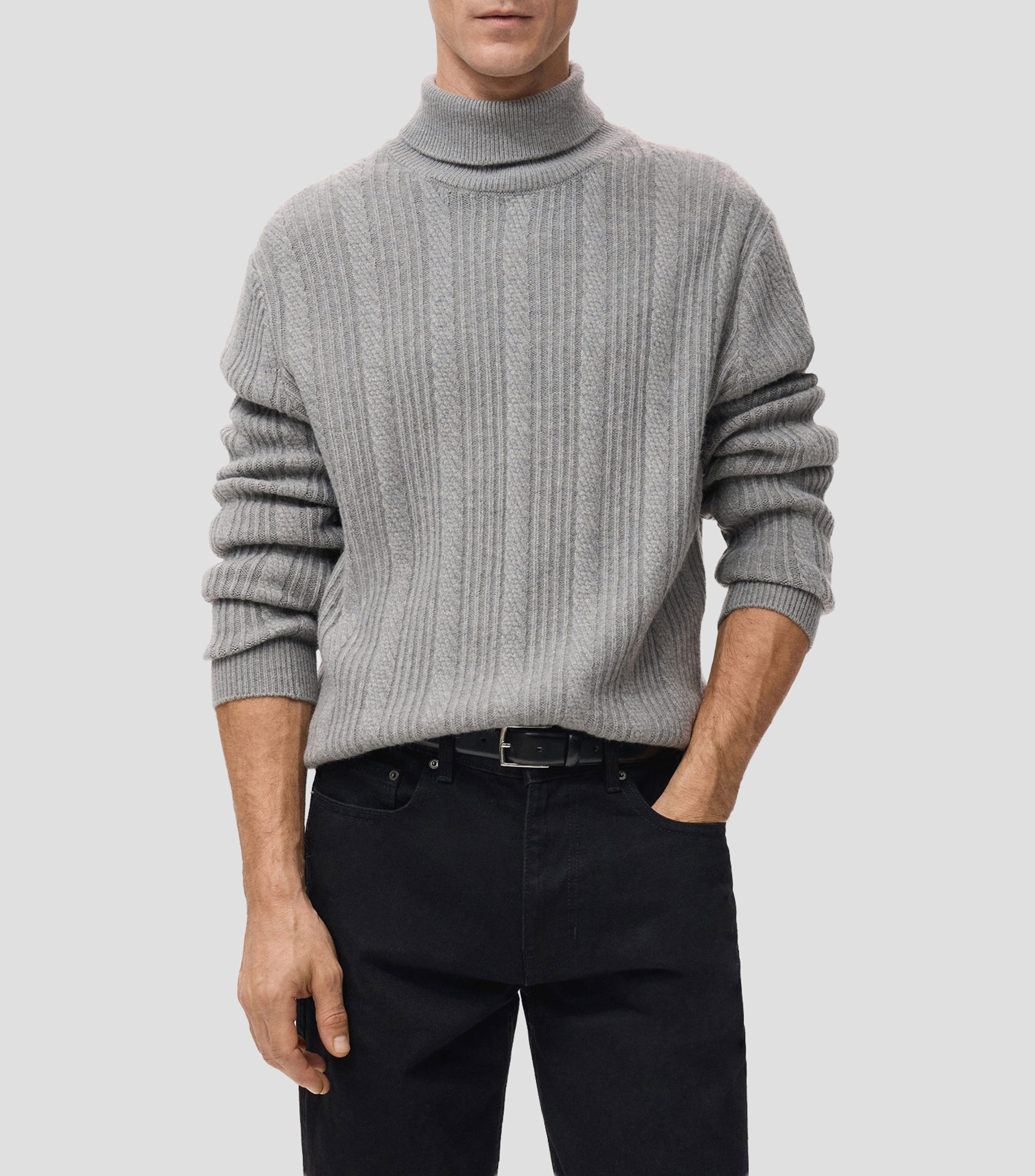 Suéter cuello de tortuga Hombre