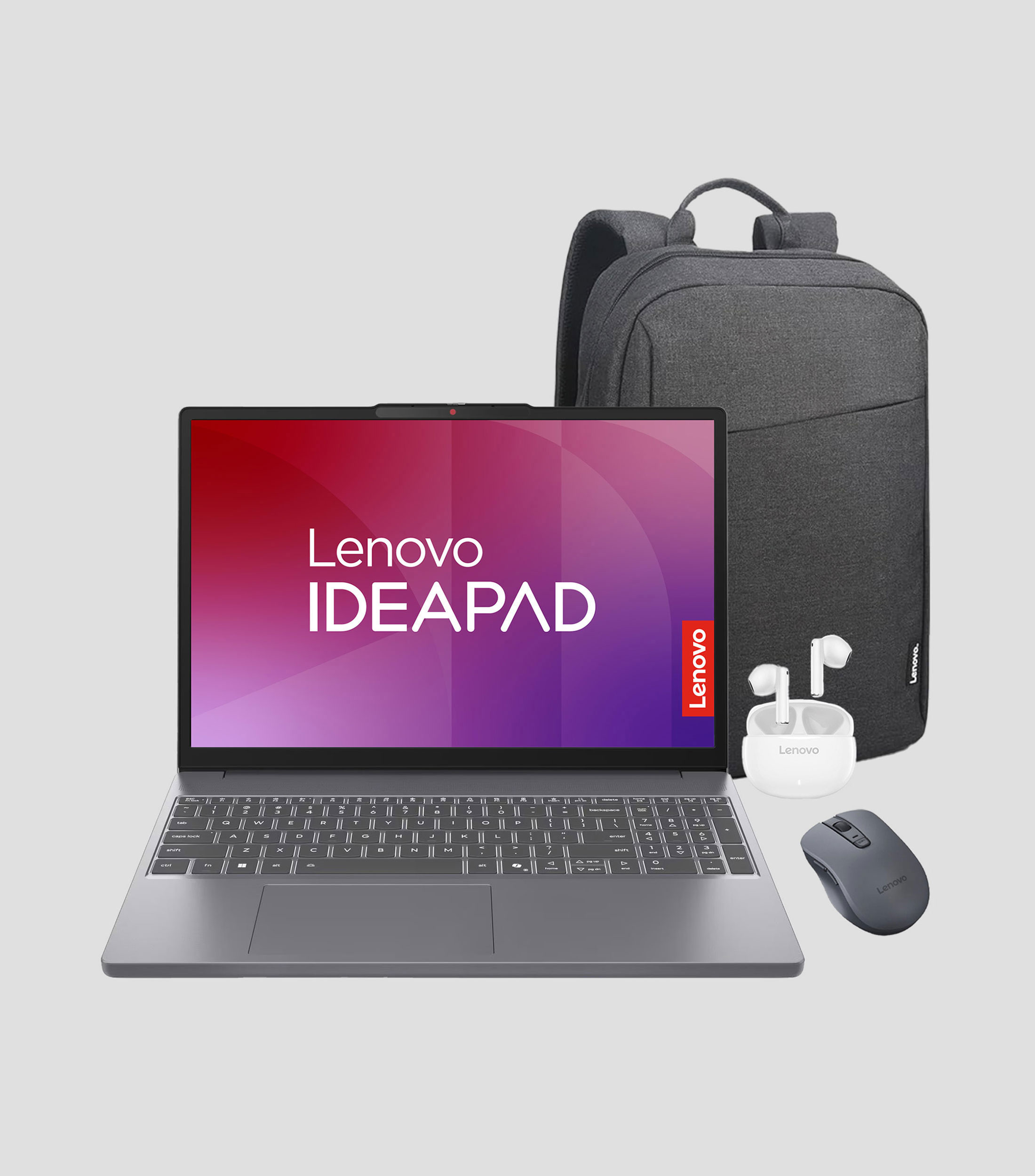 Laptop Lenovo IdeaPad Slim 3, 15.3", Intel Core i5, RAM 24 GB, SSD 512 GB + accesorios