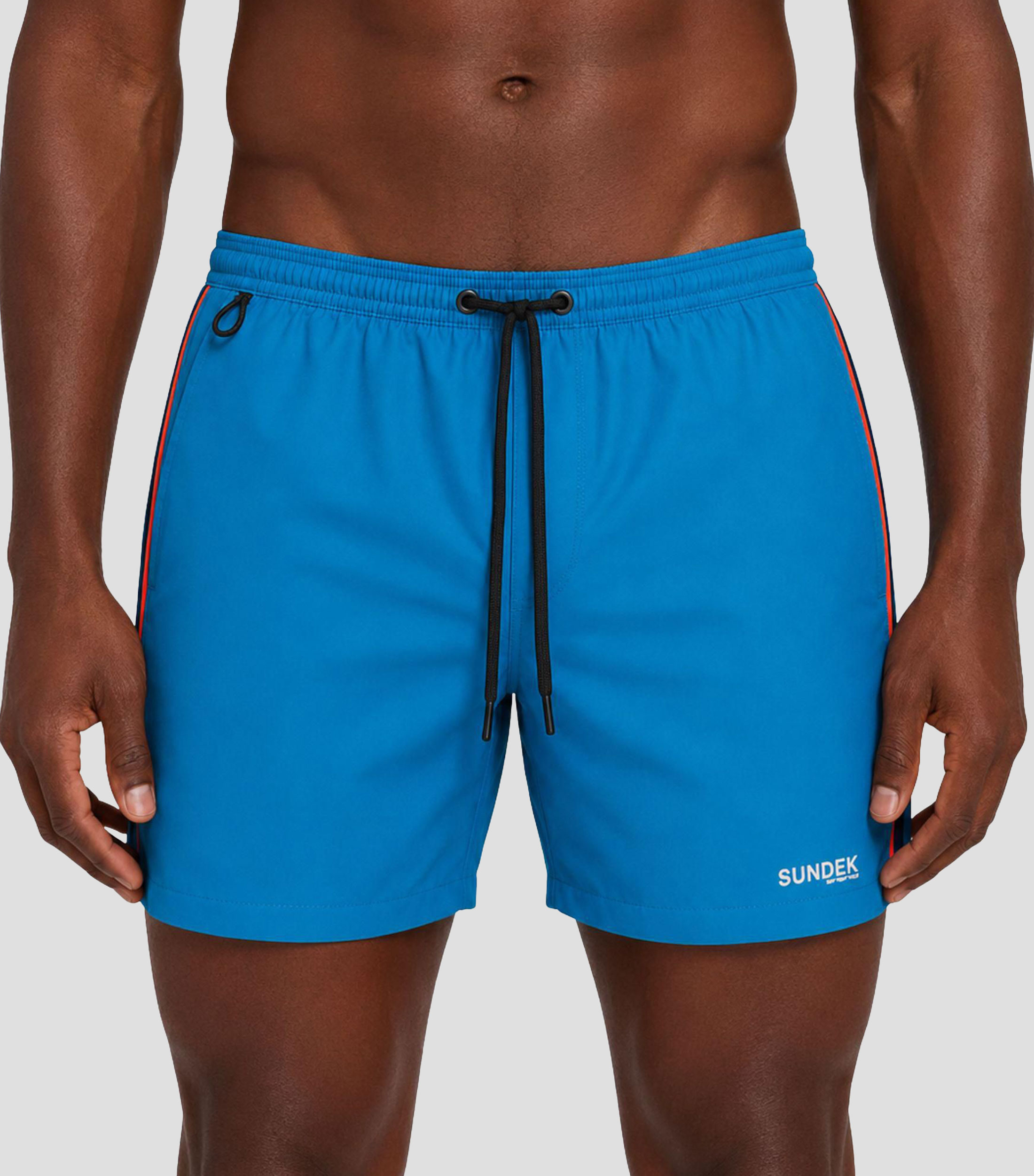 Traje de baño corto Liso Hombre