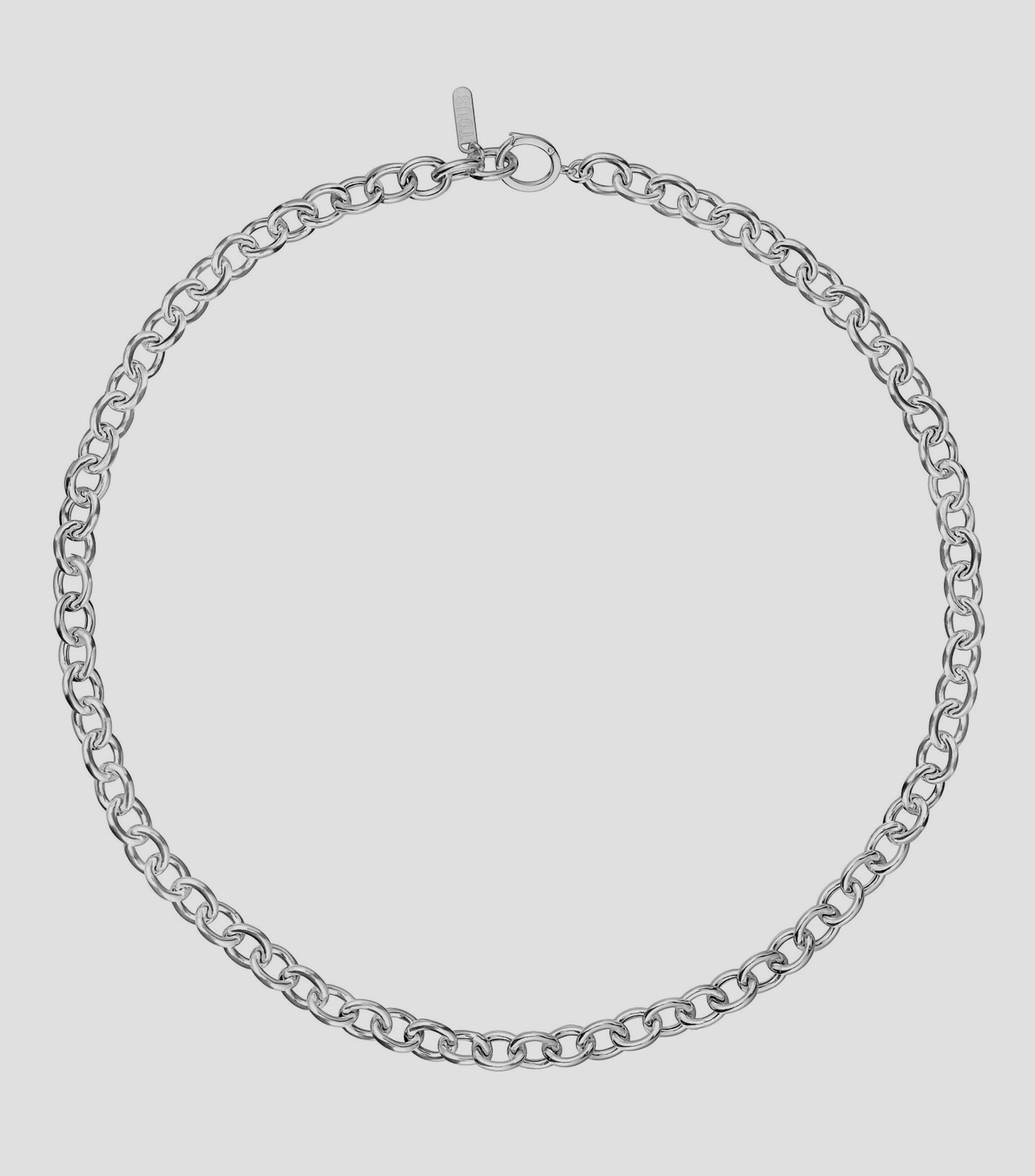 Collar con Anillas Ovales Mujer