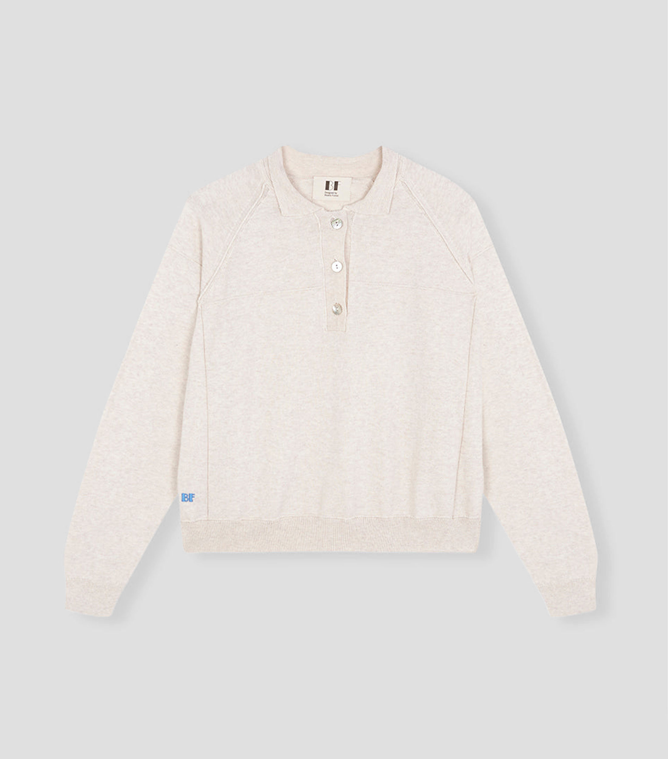 Suéter cuello polo Mujer