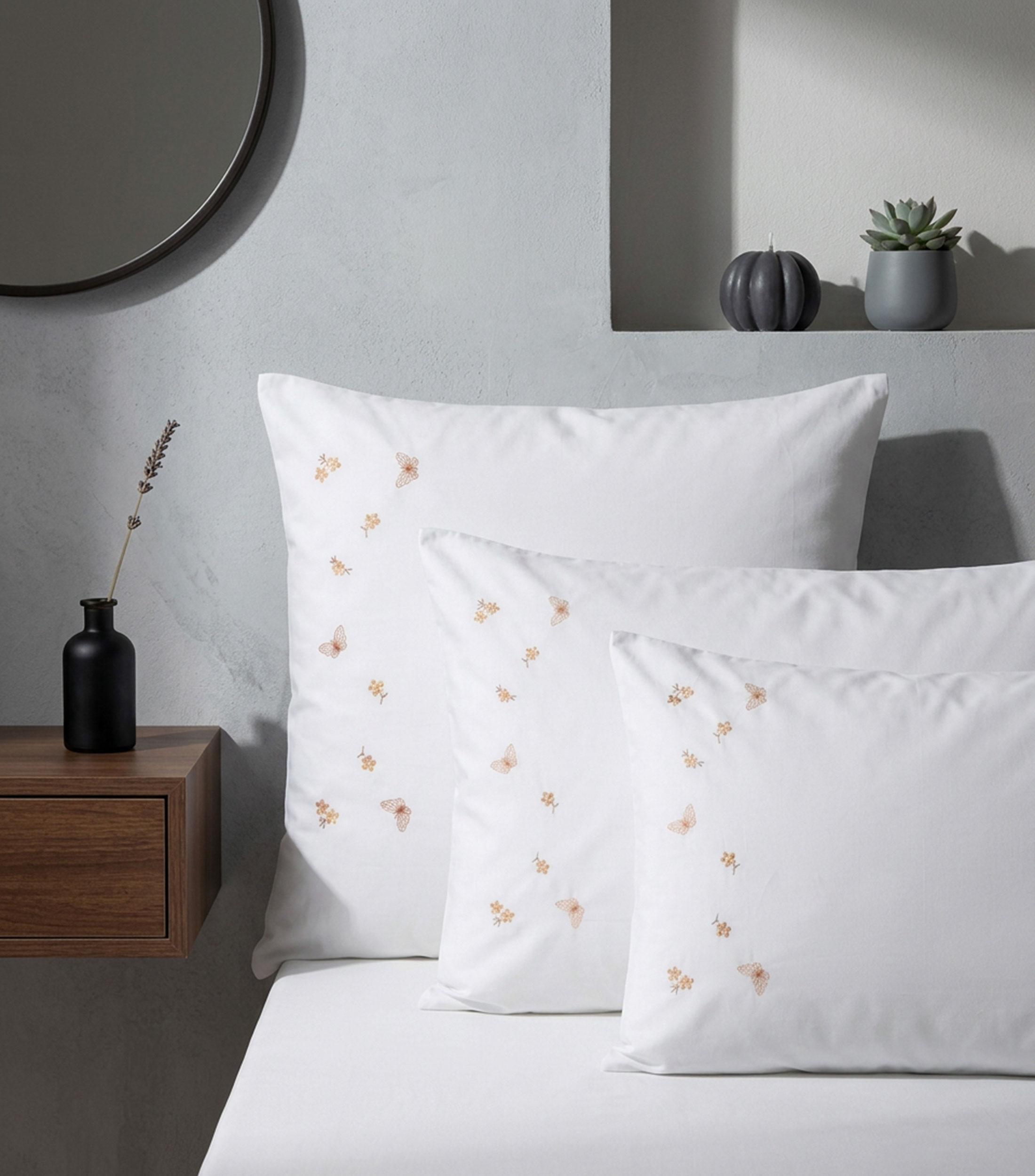 Funda para Almohada King Size de algodón Nature