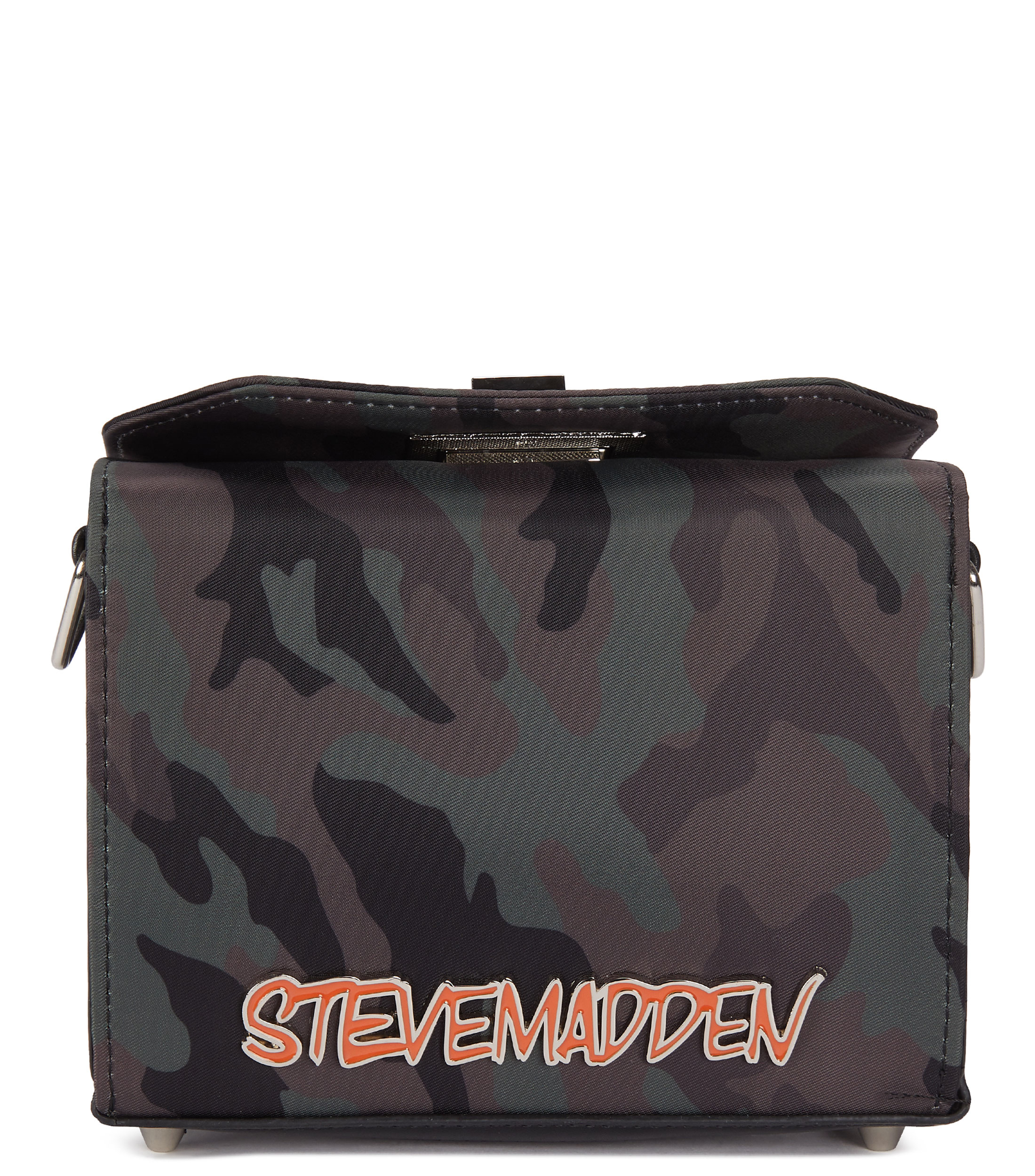 Steve Madden - Bglide - Borsa da spalla in raso nera