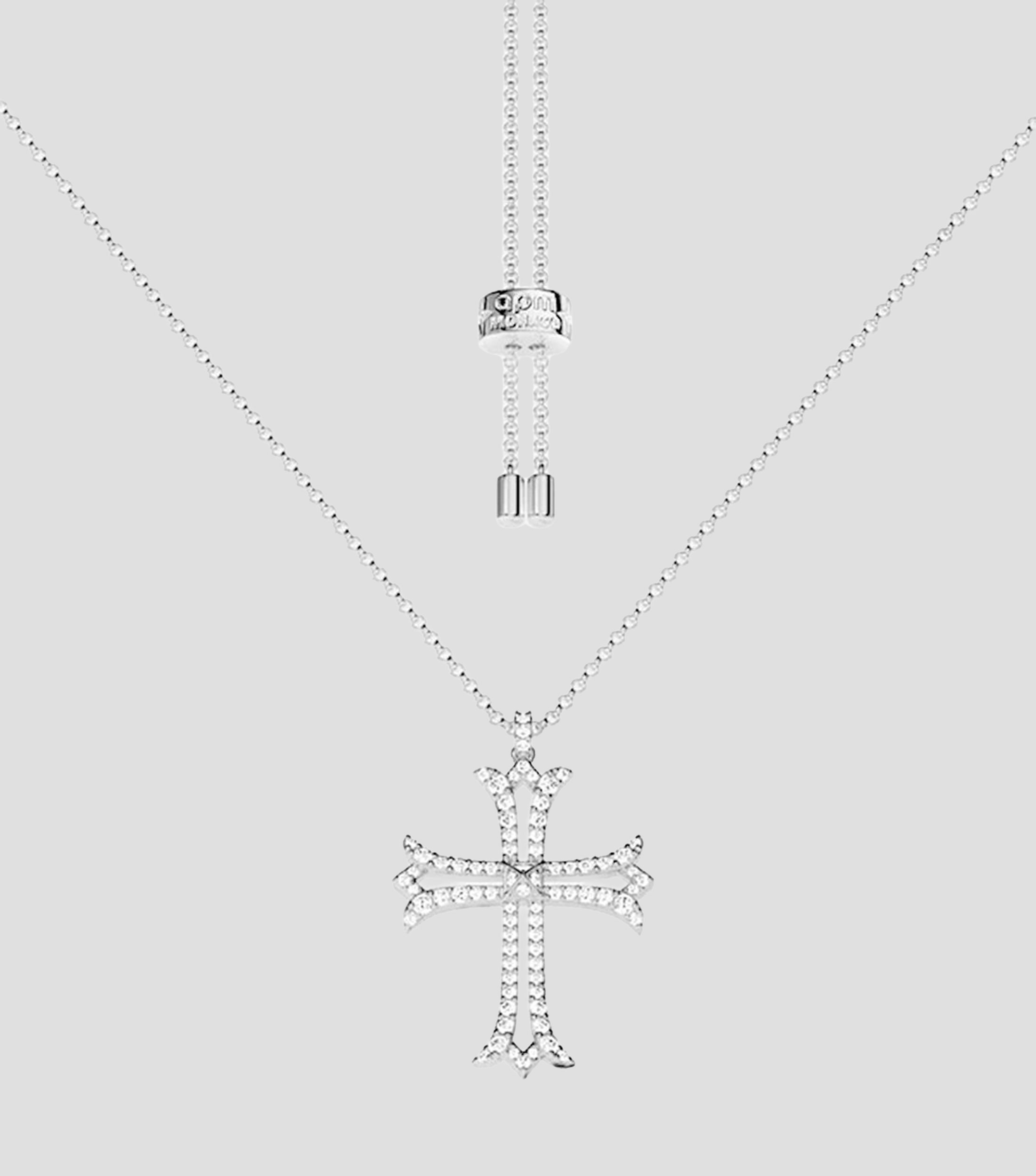 Collar cruz Yacht Club Rock con circonitas Mujer