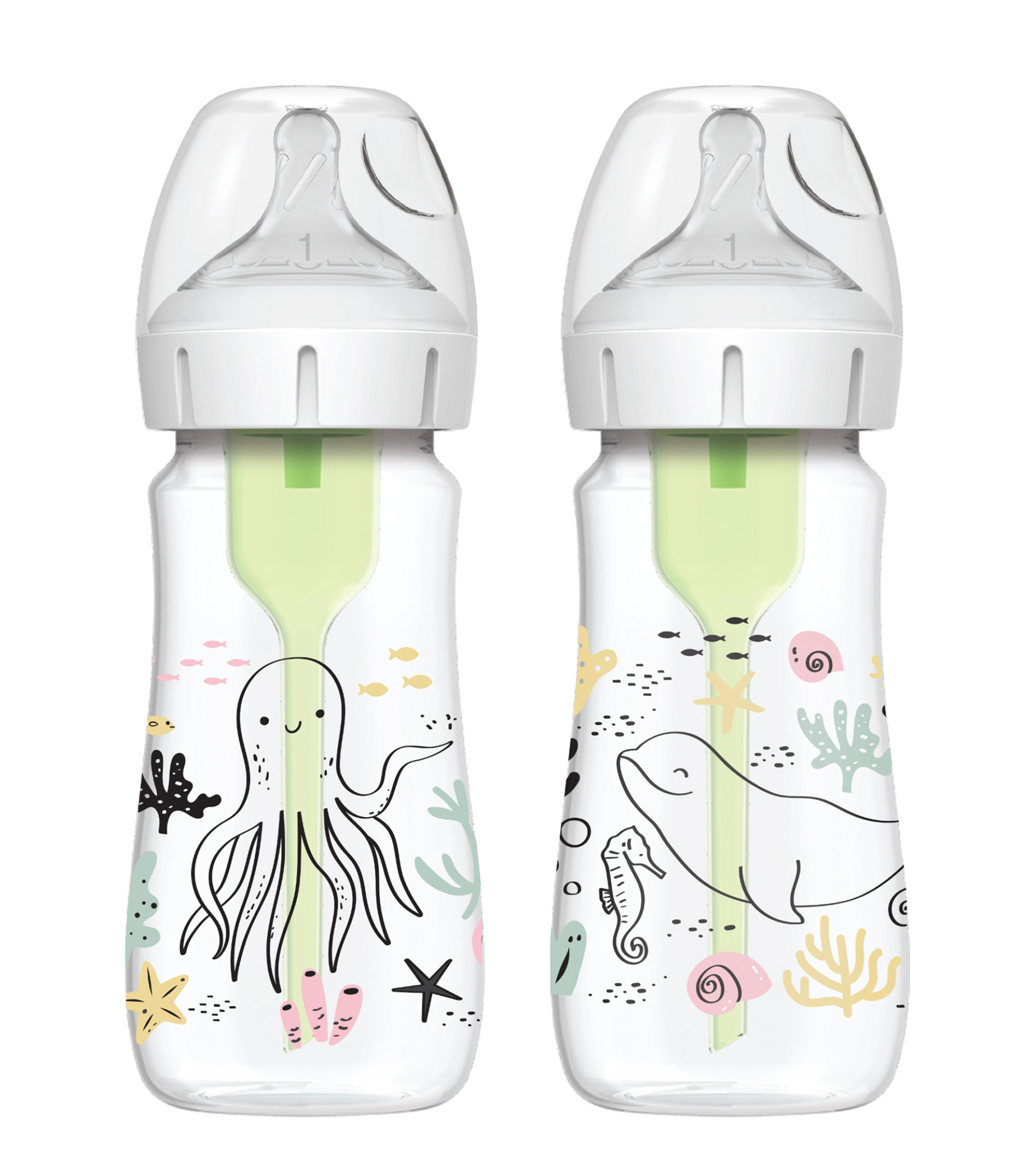 Set 2 Biberones Oceano, 270 ml