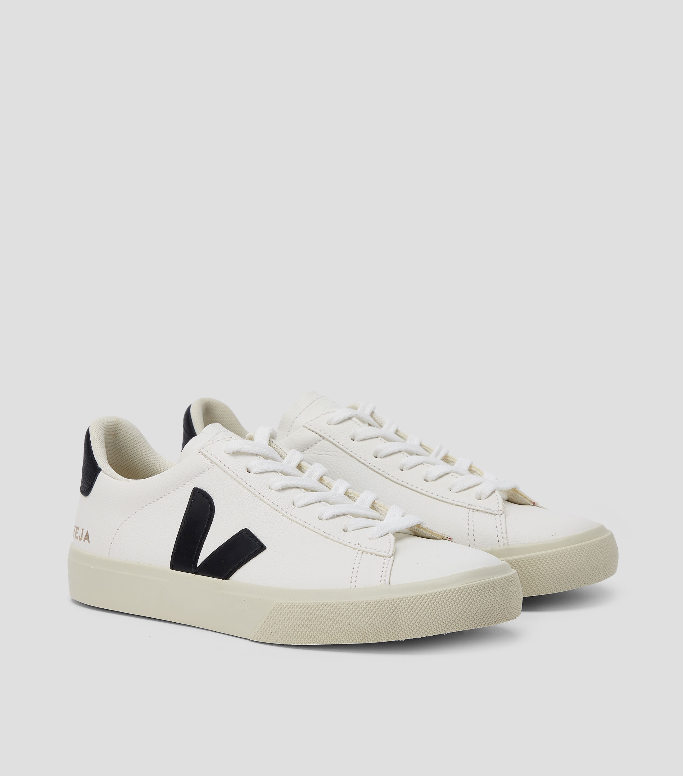Tenis casuales en piel Campo con logo Hombre