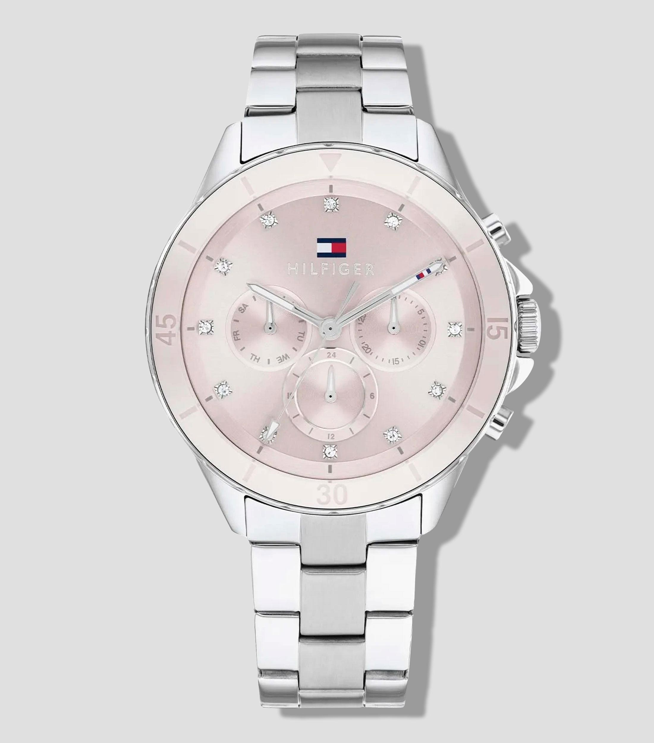 Reloj para Mujer Casual Plateado, Rosa