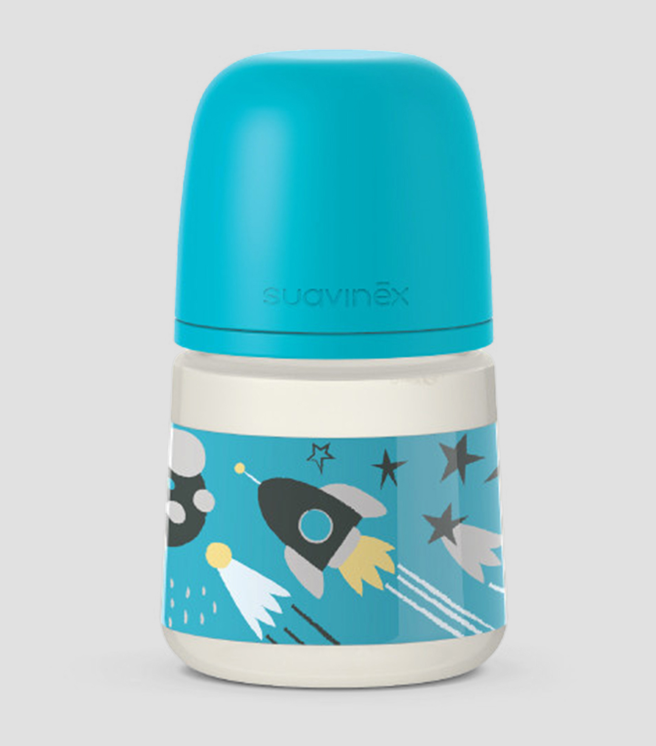 Biberon con tetina Fisiologica SX Pro, flujo lento, Space azul 150 ml